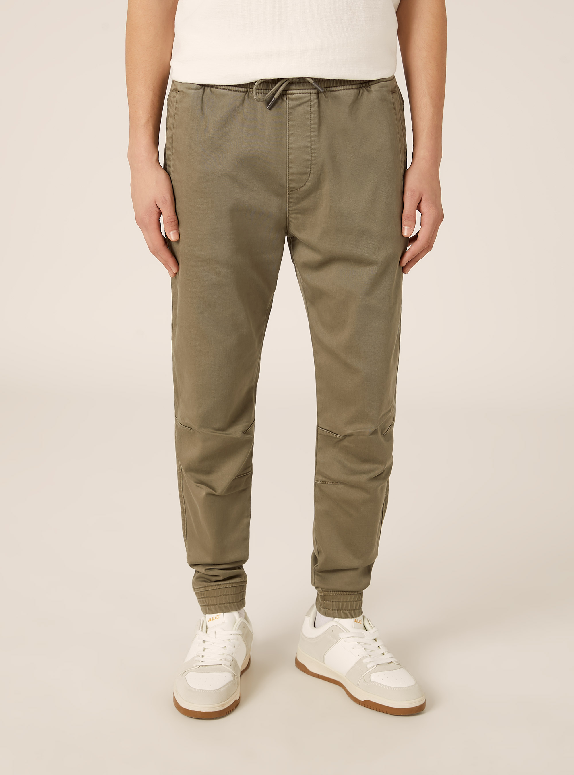 Pantaloni jogger in cotone, KAKY SCURO