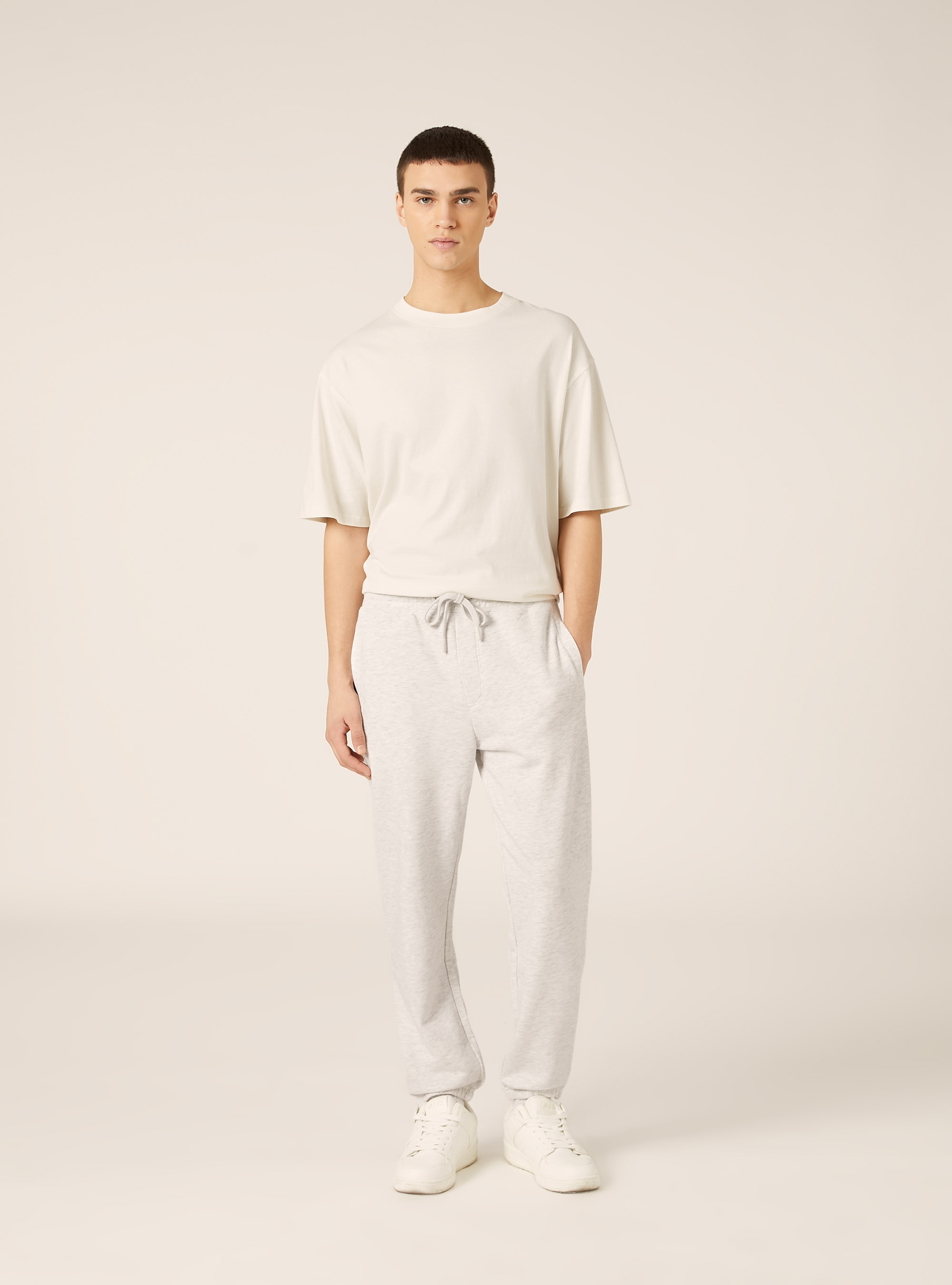 Sweatshirt jogger pants, MGY3 GREY MEL LIGHT