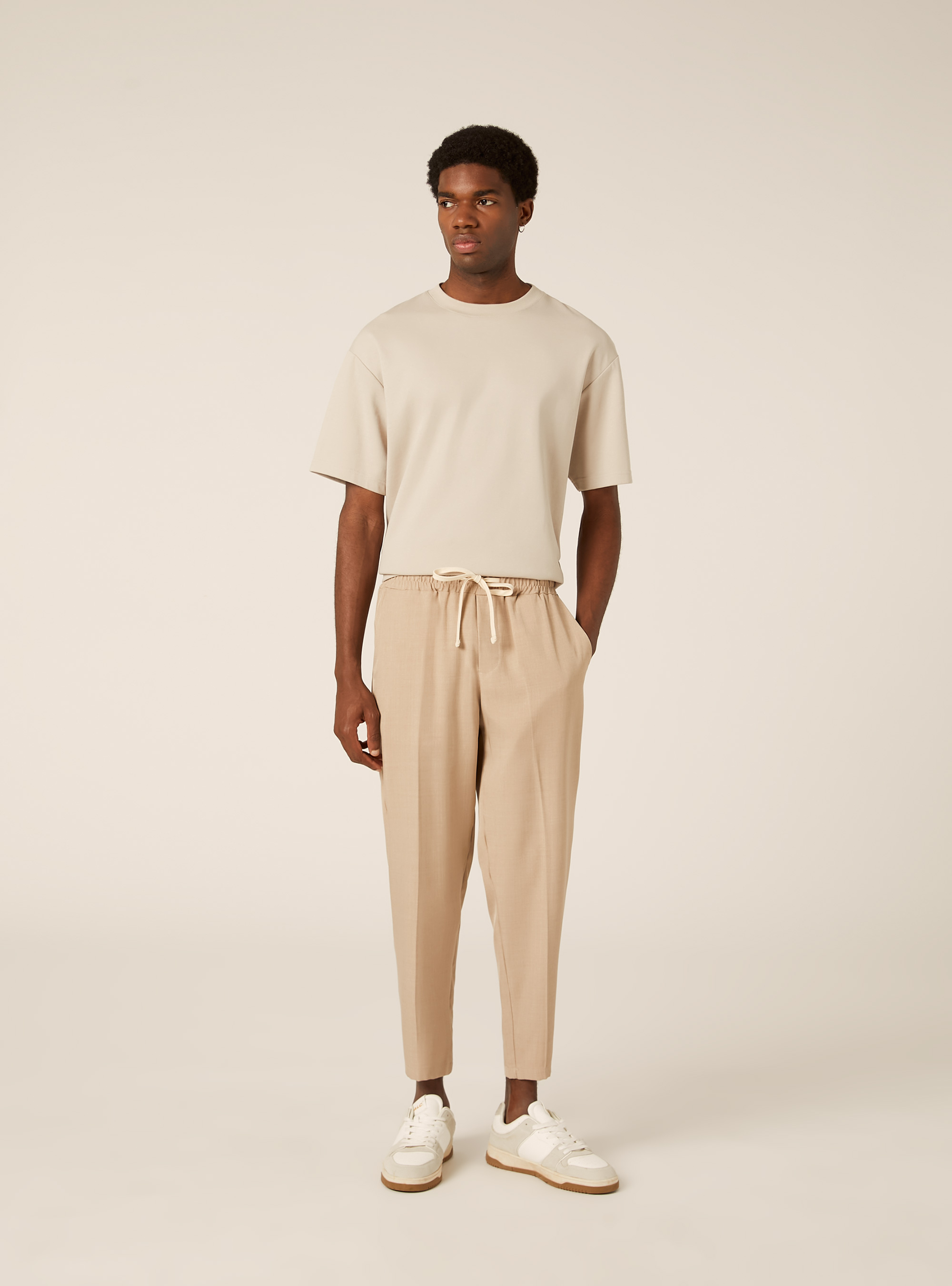 Sartoriale Jogger-Hose, BG3 BEIGE LIGHT