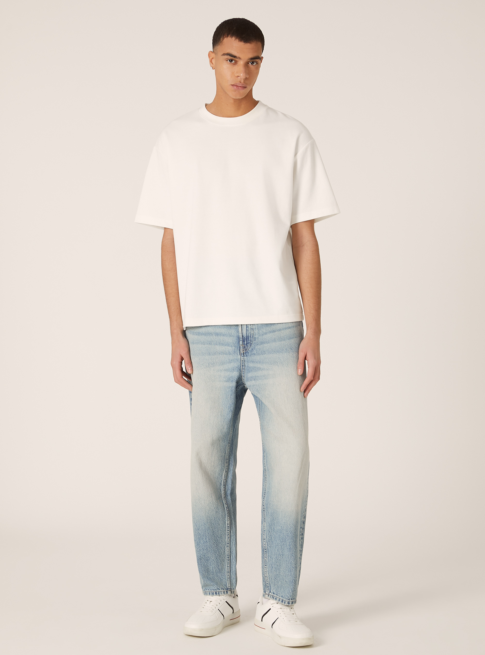 Jean ample, D005 LIGHT BLUE