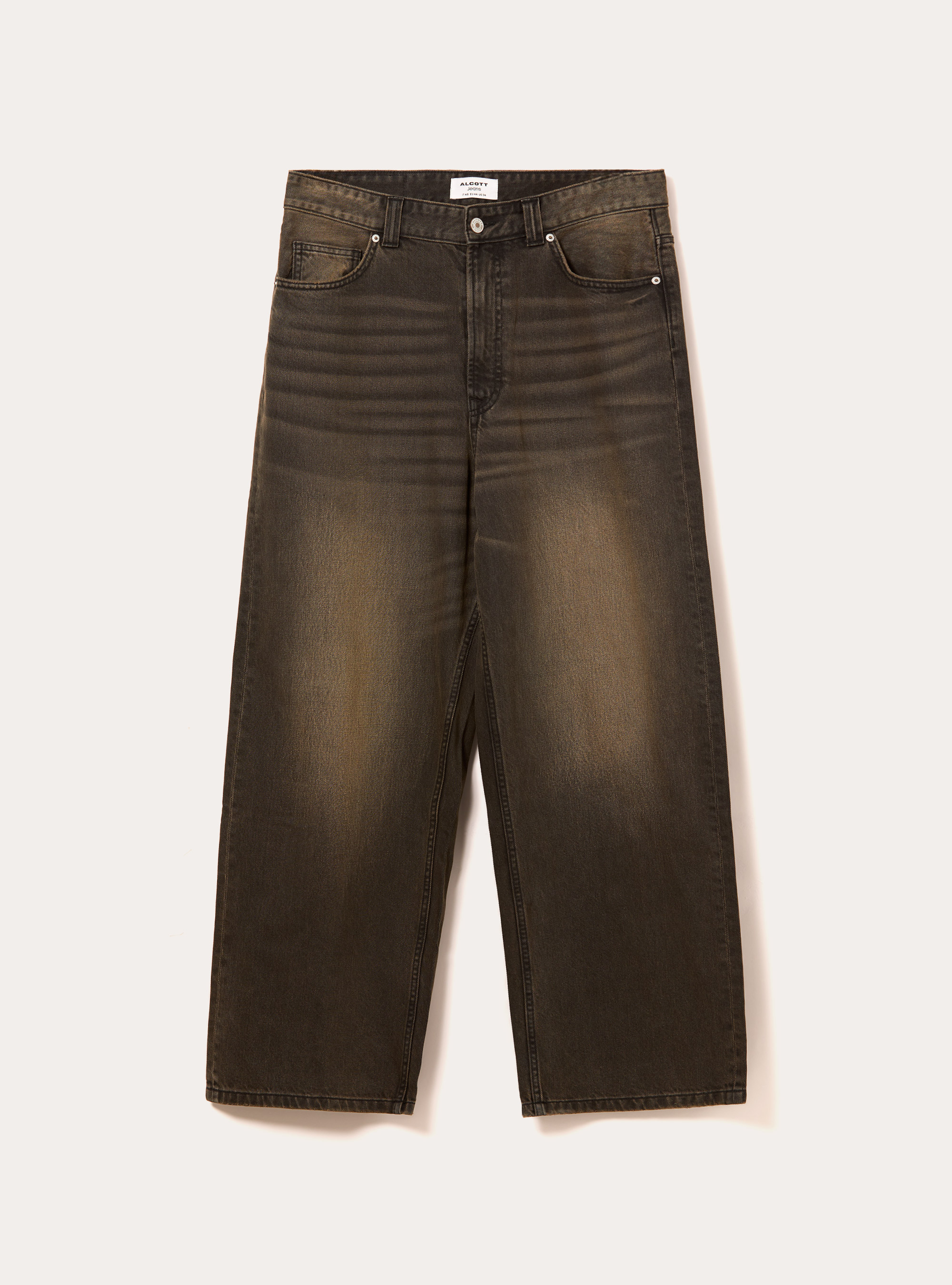 Jeans coupe super baggy, BR2 BROWN MEDIUM