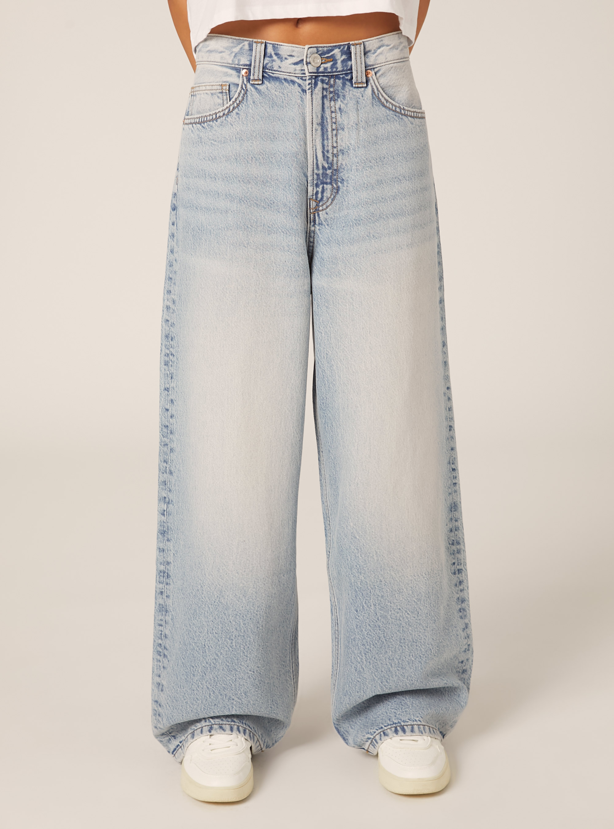 Jean super baggy, D006 AZURE