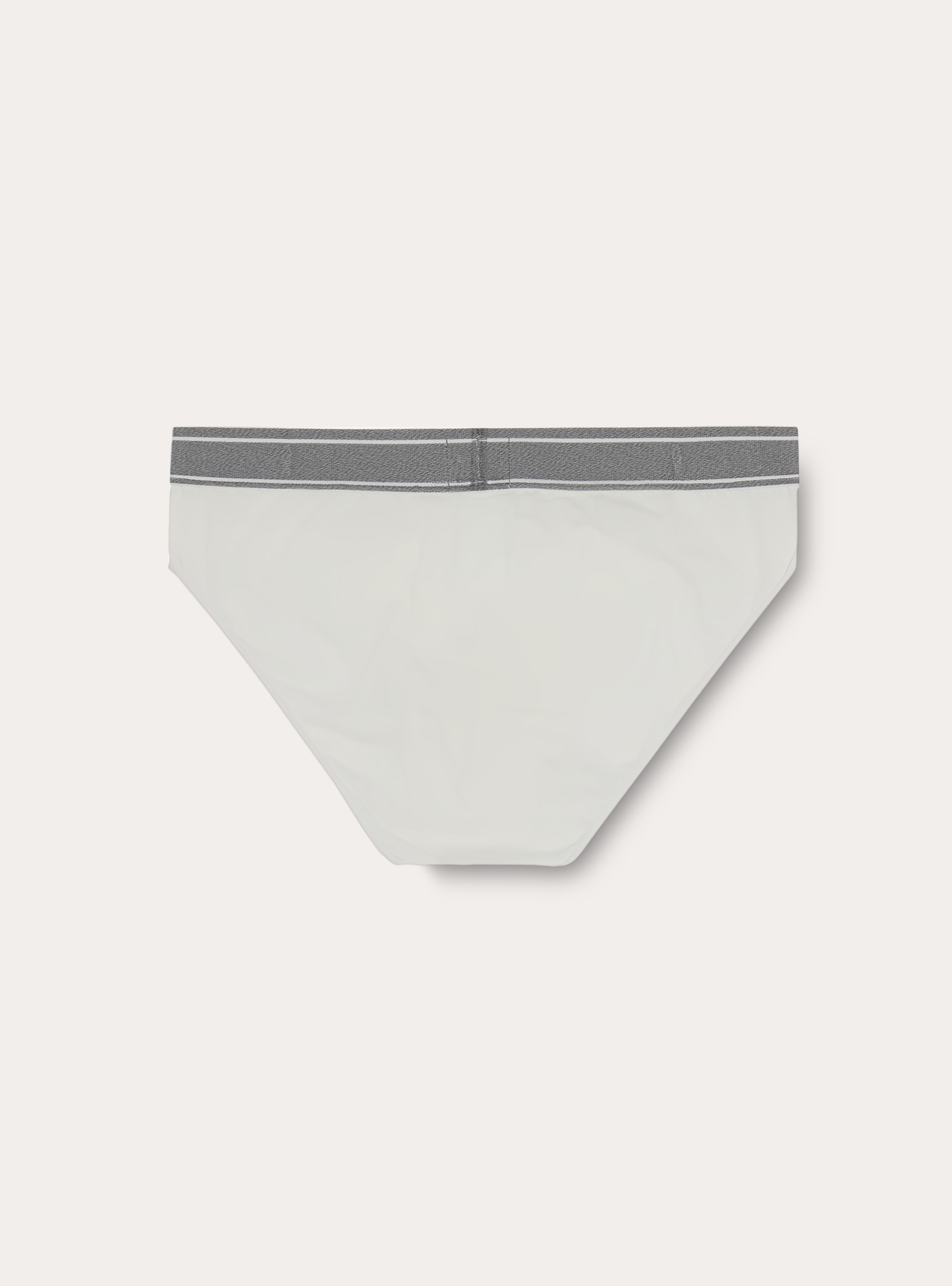 Slip en coton extensible avec logo, WH1 OFF WHITE