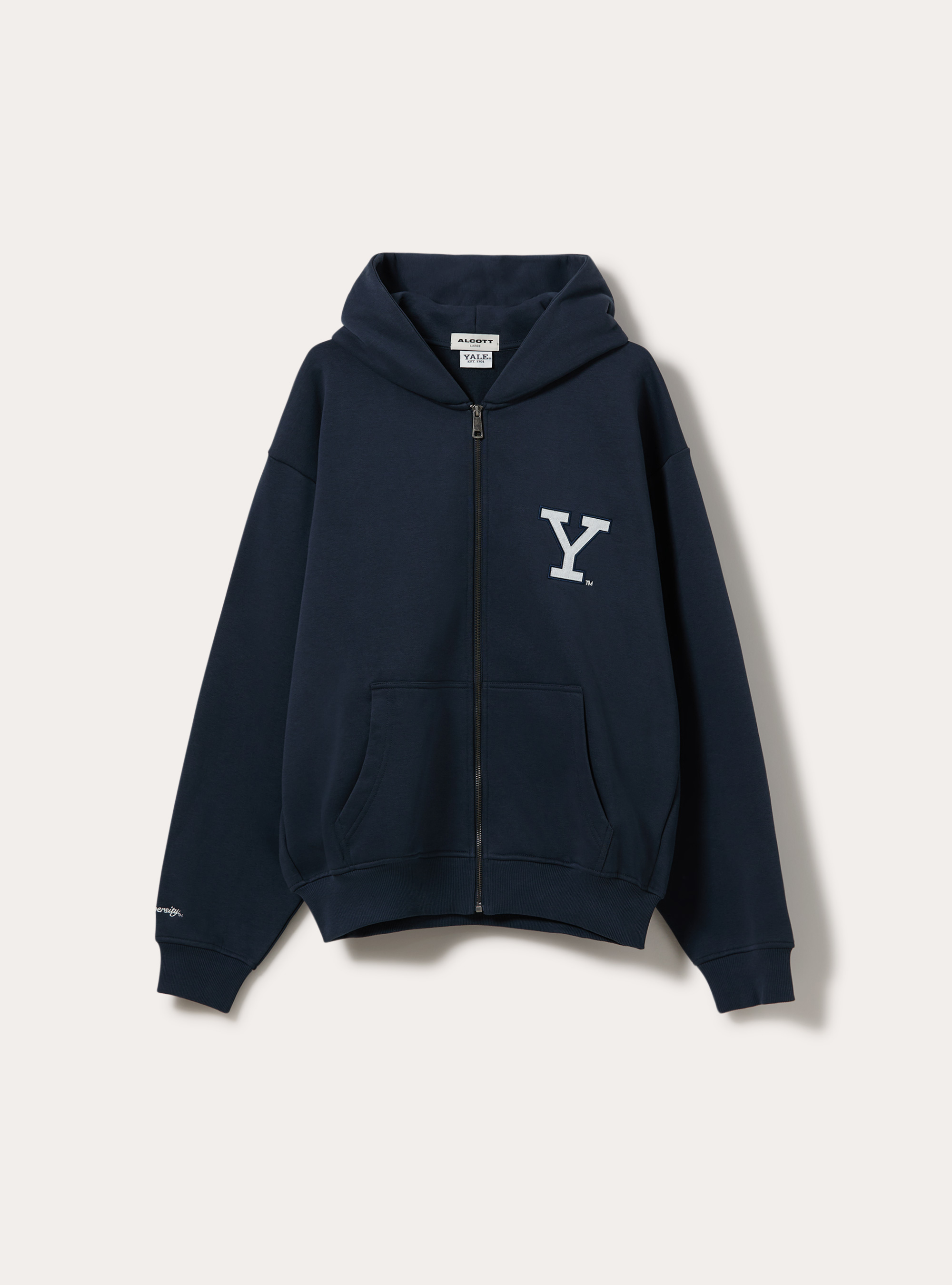 Cardigan yale boxy fit, NAVY MEDIO