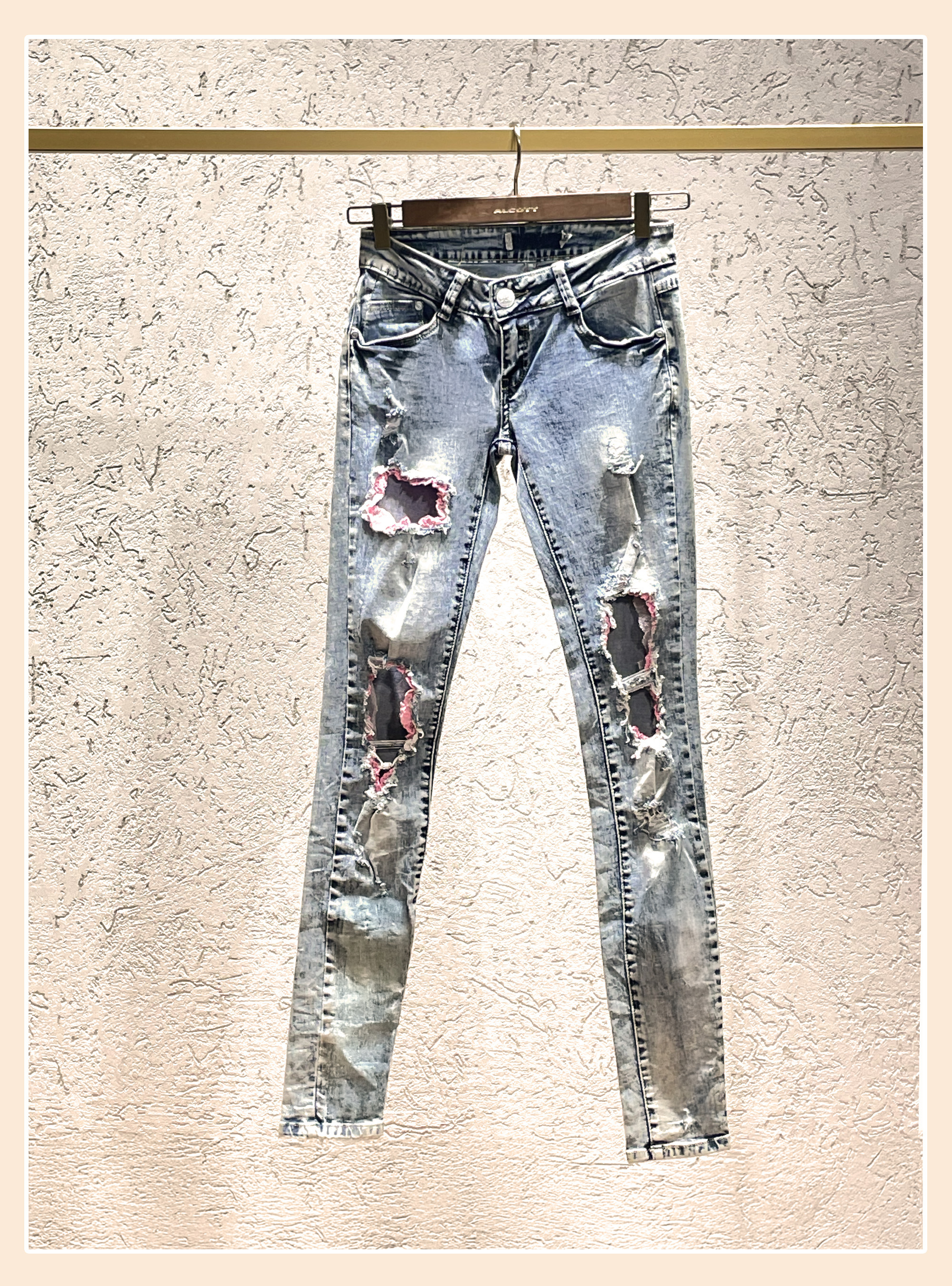 Ripped Jeans, AZZURRO