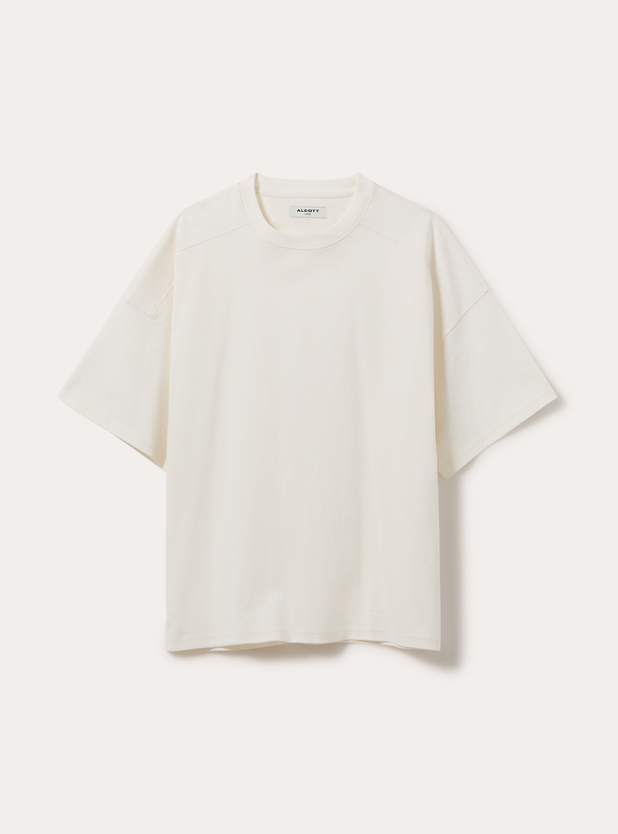 Boxy fit shirt mit &uuml;berschnittenen schultern, WH2 WHITE