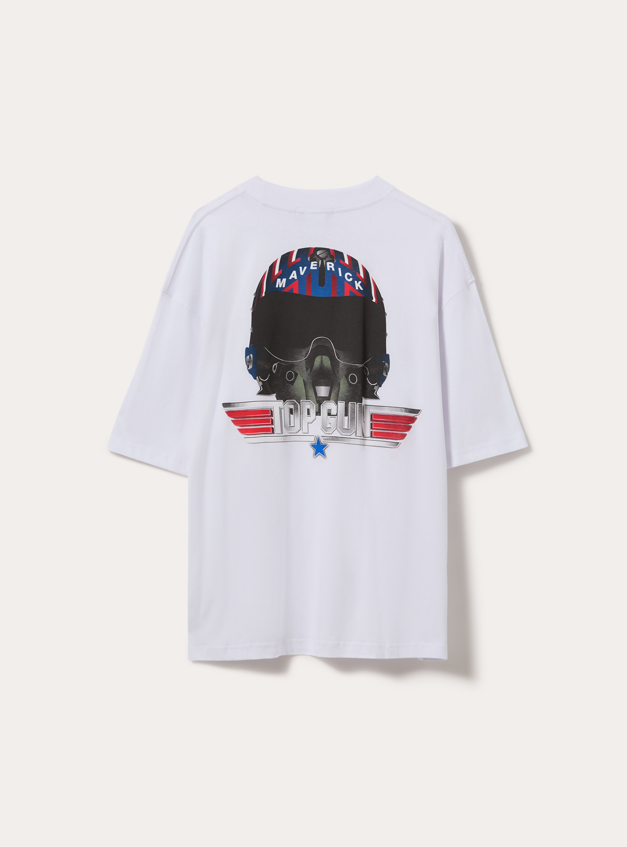 Maglietta boxy fit Top Gun / Alcott, WH3 WHITE