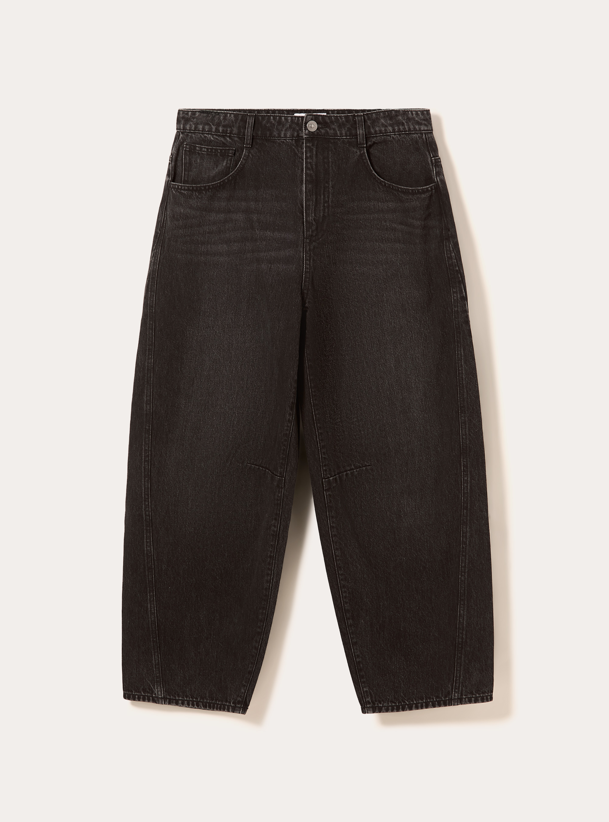 Jeans coupe ballon, D000 BLACK