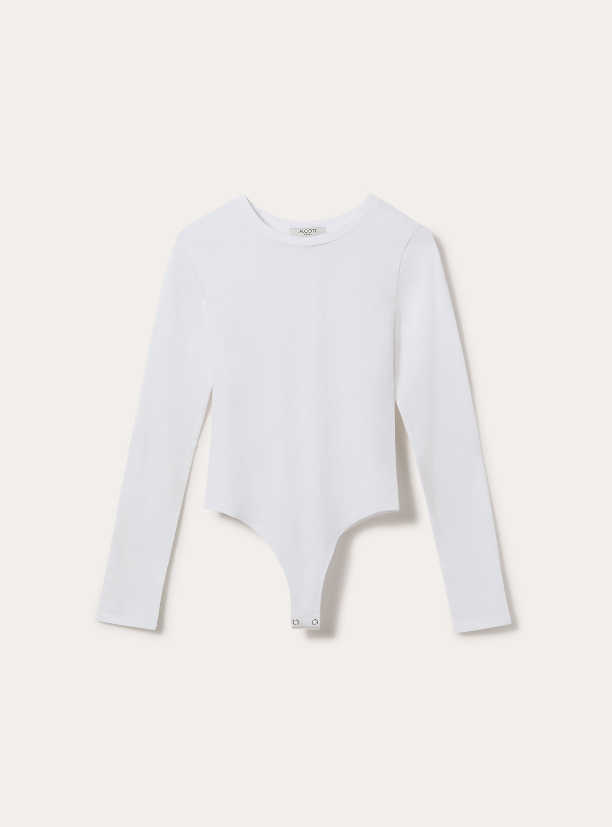 Long Sleeve Crew Neck Body, WH2 WHITE