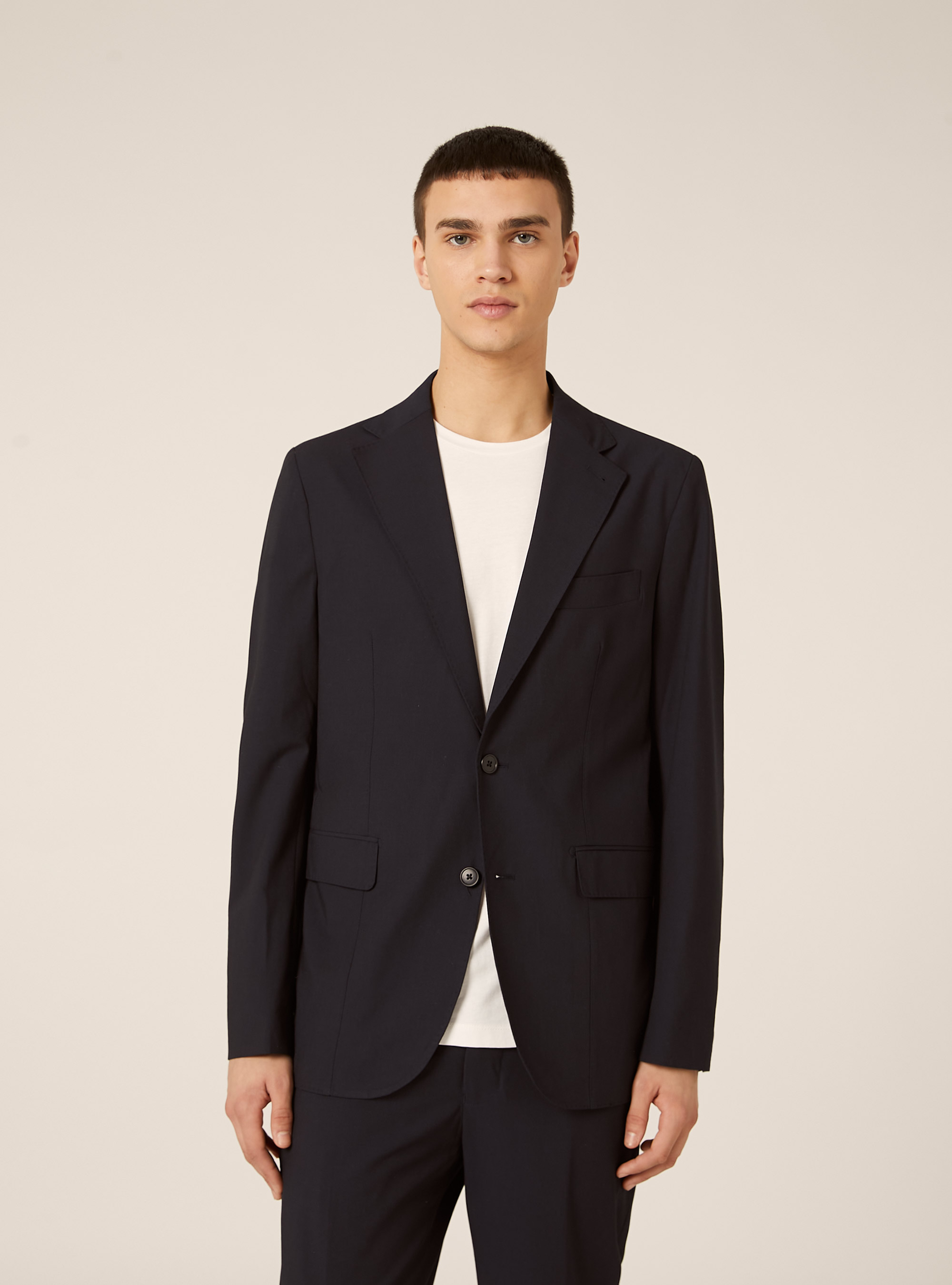 Single-breasted suit jacket, NA1 NAVY DARK