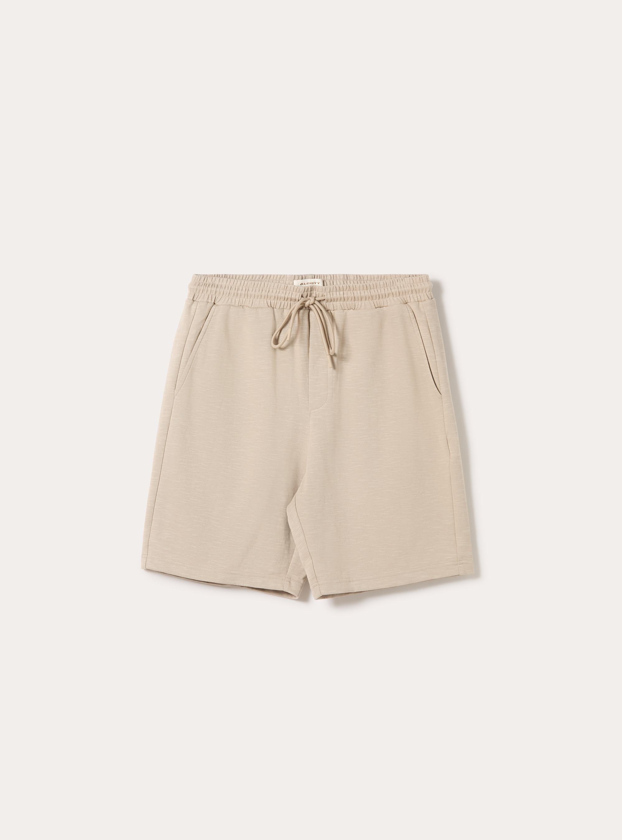 Bermuda in jersey, BEIGE MEDIO