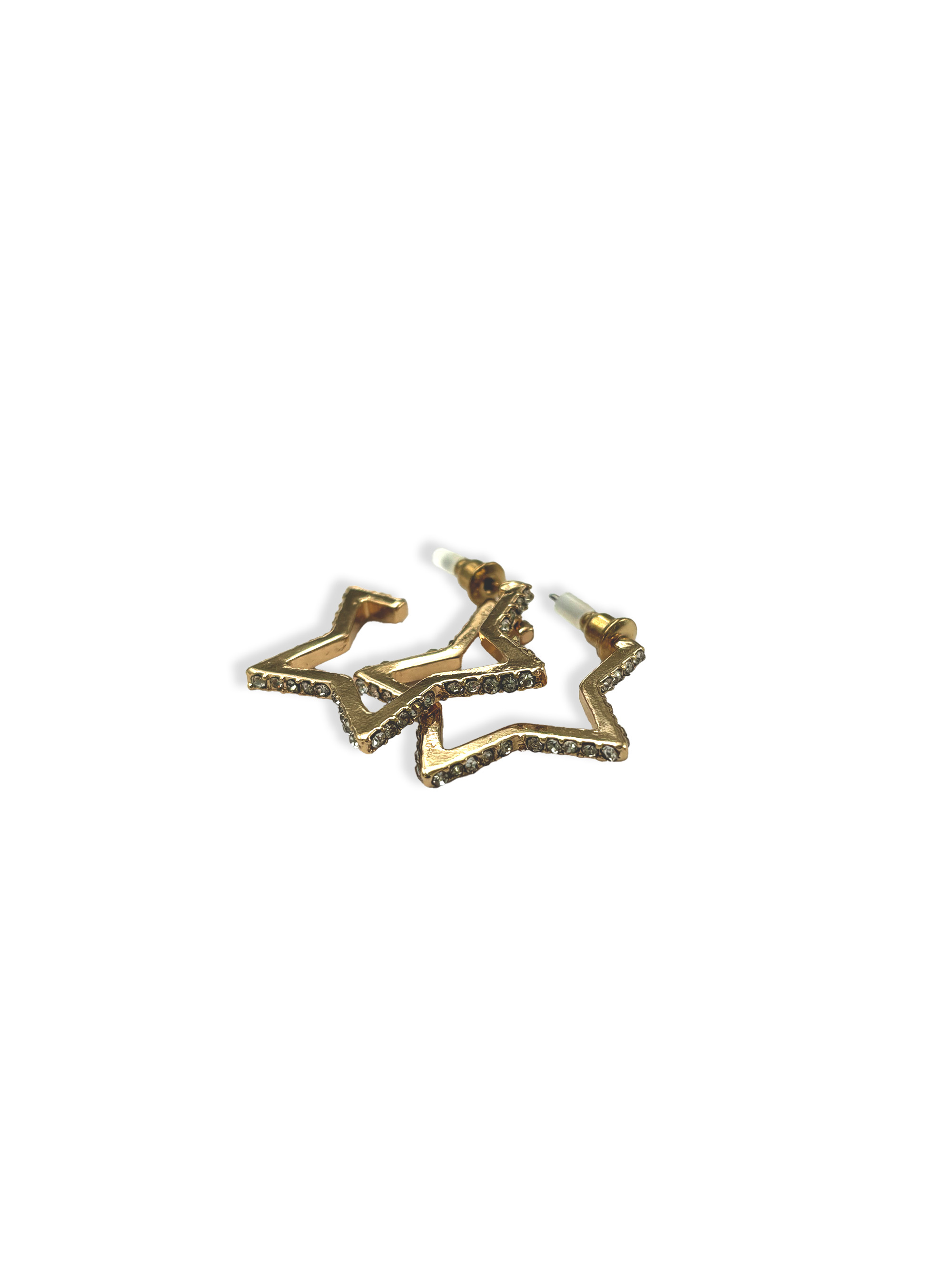 Orecchini a stella, Crystal-White