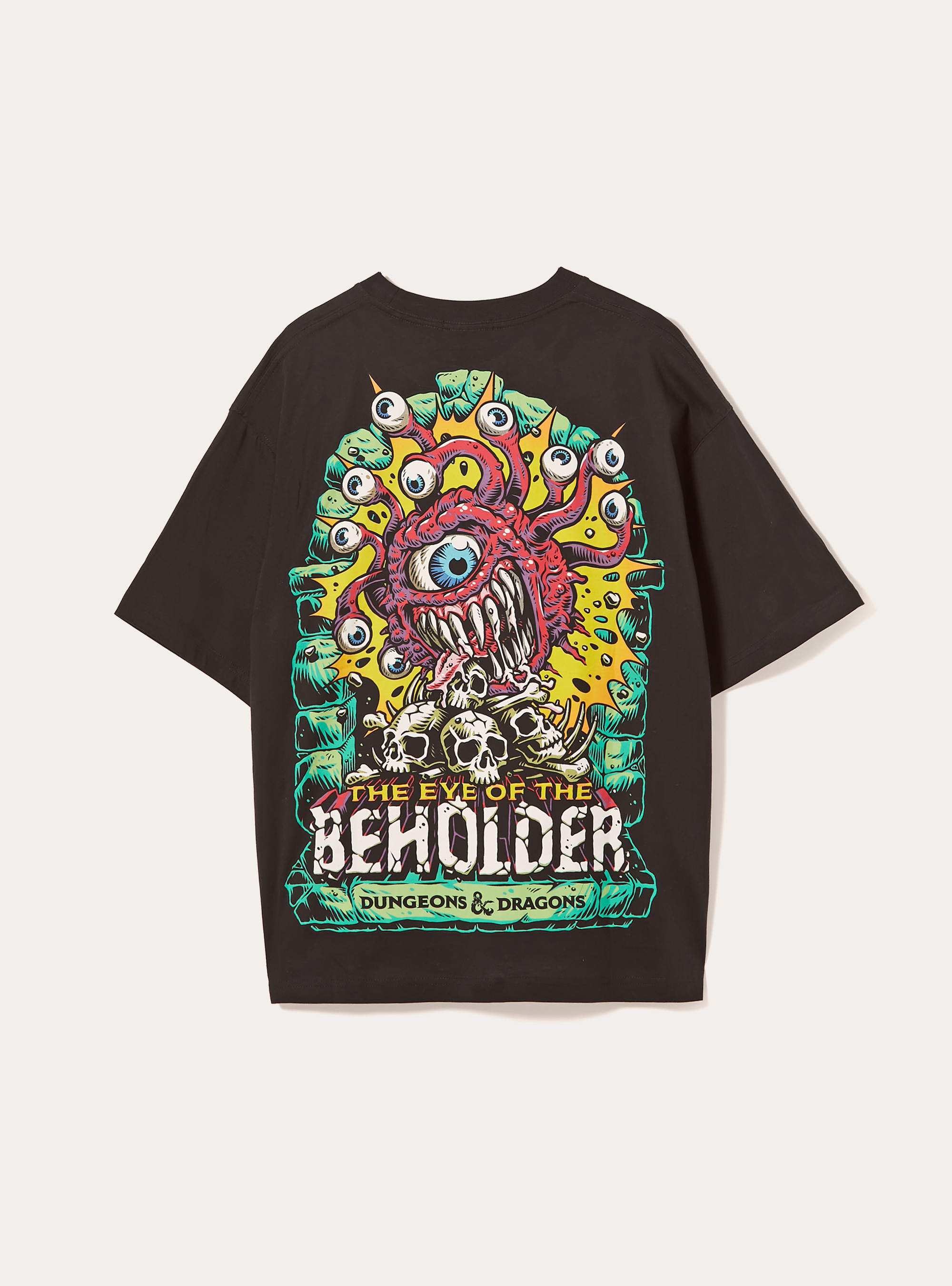 Dungeons & Dragons boxy fit t-shirt / Alcott, BK1 BLACK