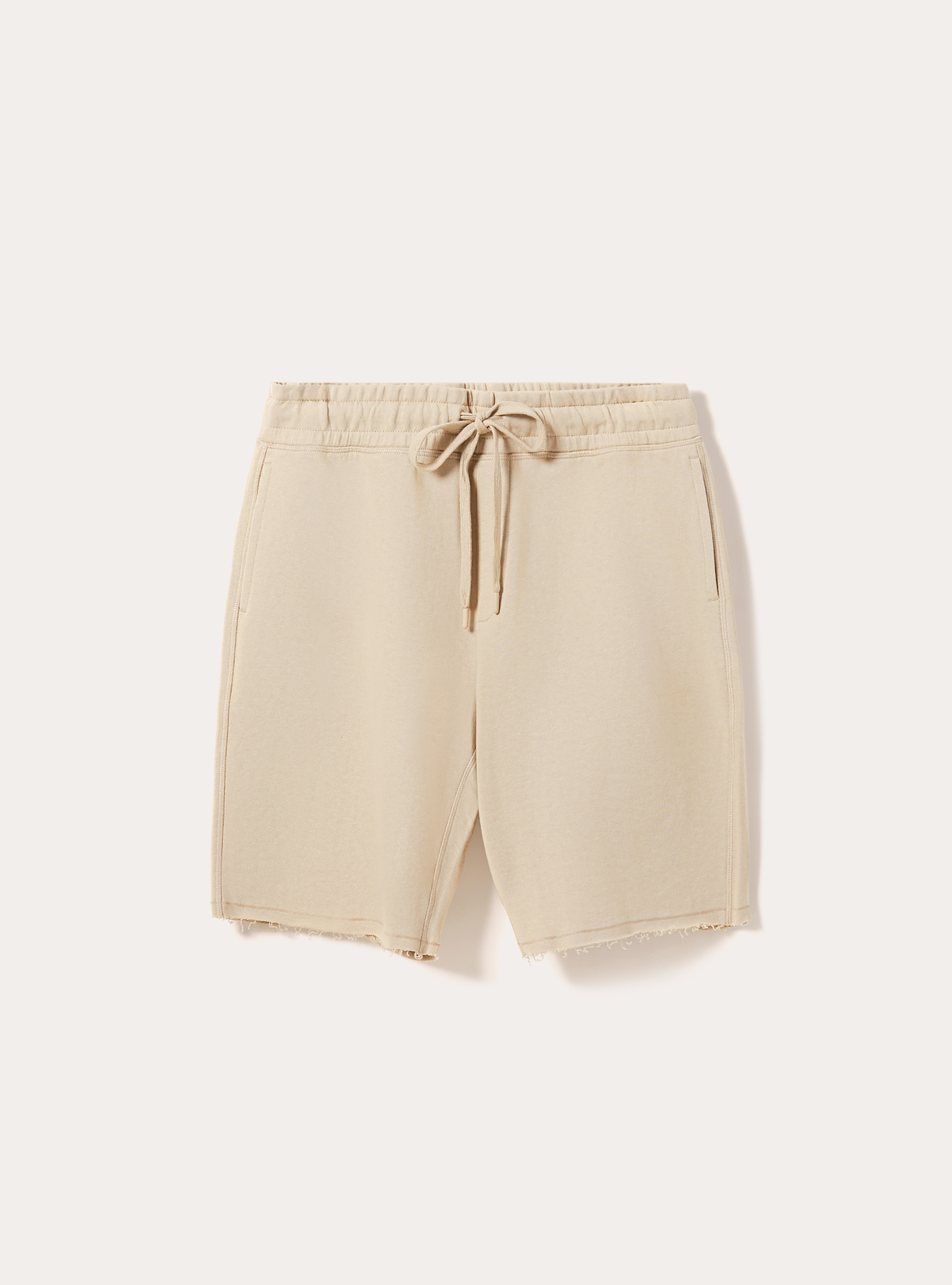 Jogger-Bermudashorts aus Baumwolle, BG2 BEIGE MEDIUM