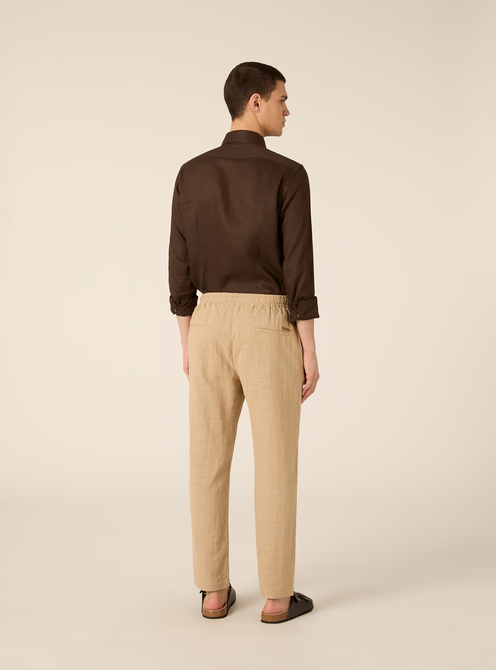 Lightweight jogger pants, BG2 BEIGE MEDIUM