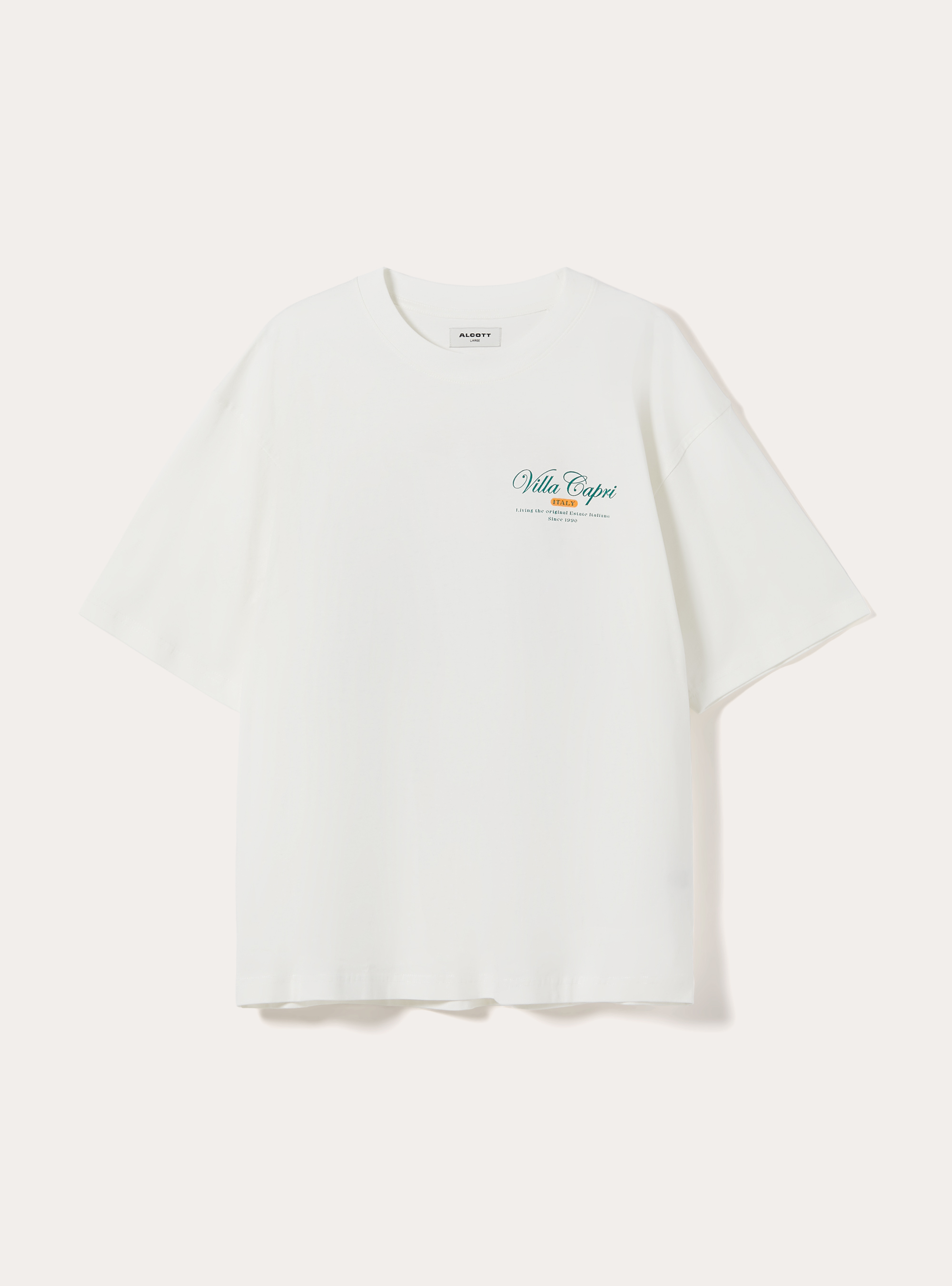 Boxy Fit T-Shirt Capri Amore Mio, WH2 WHITE