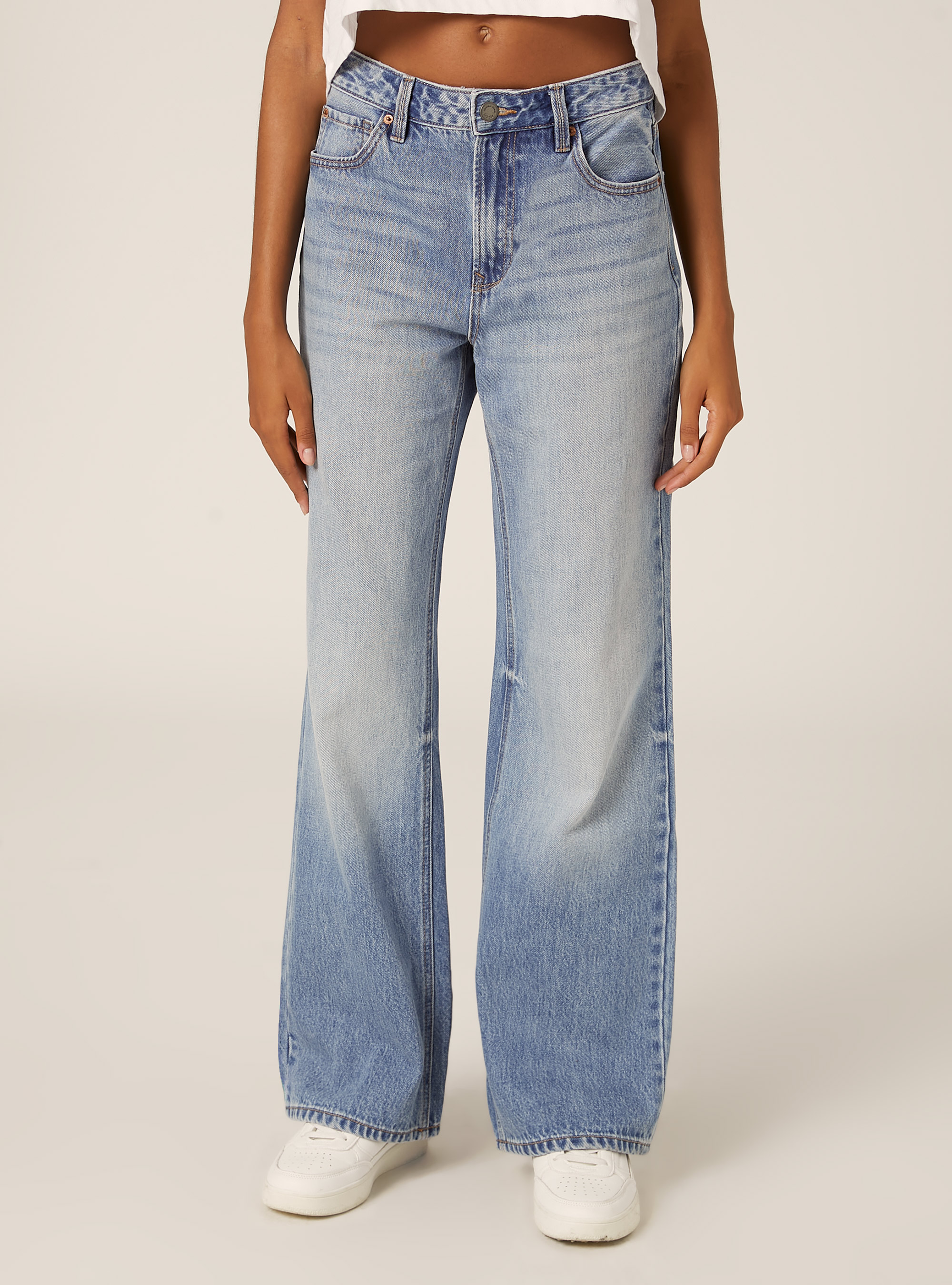 Jeans coupe droite, D005 LIGHT BLUE
