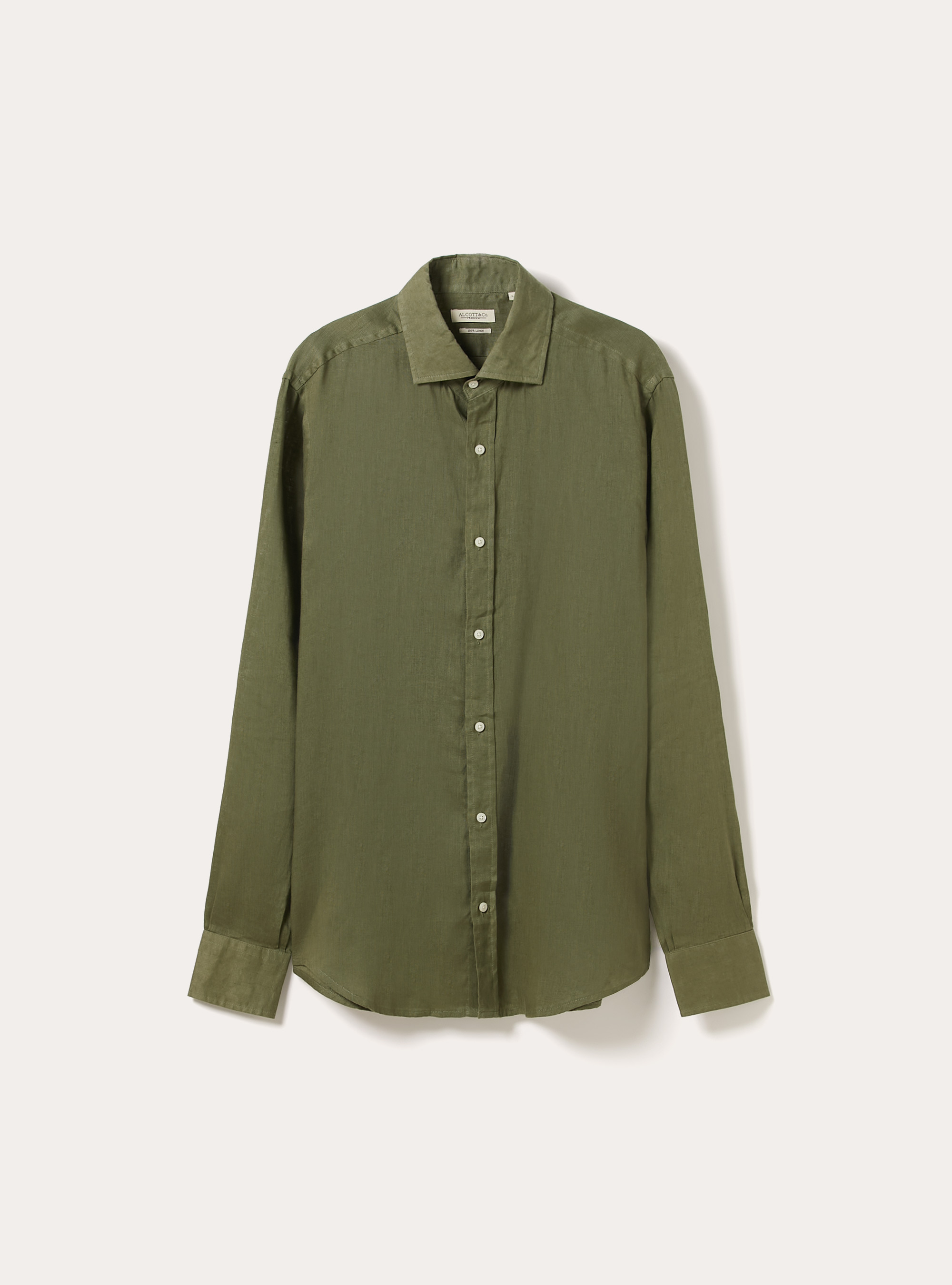Camicia in puro lino a maniche lunghe, KAKY MEDIO