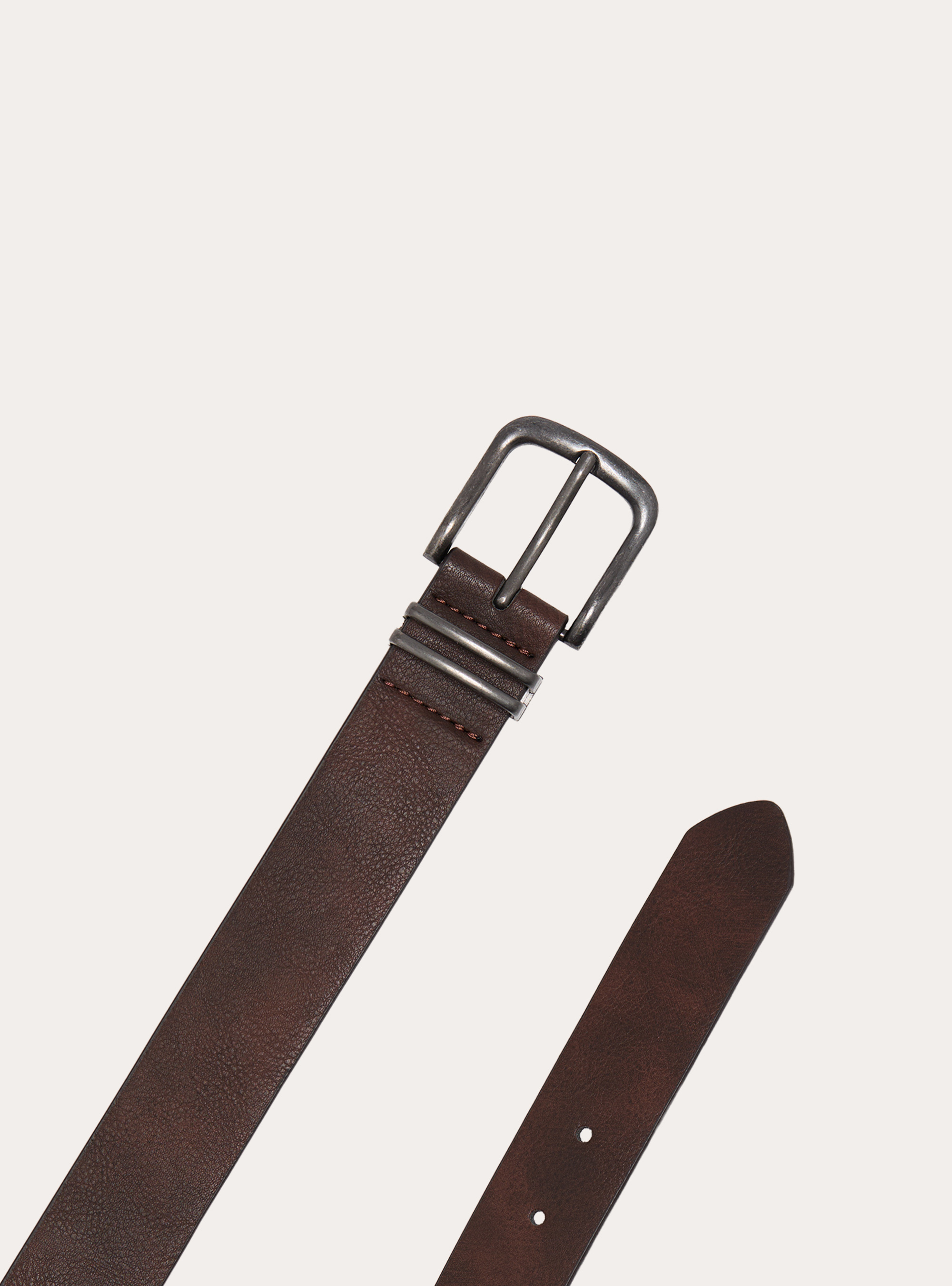 Ceinture effet cuir, BR2 BROWN MEDIUM