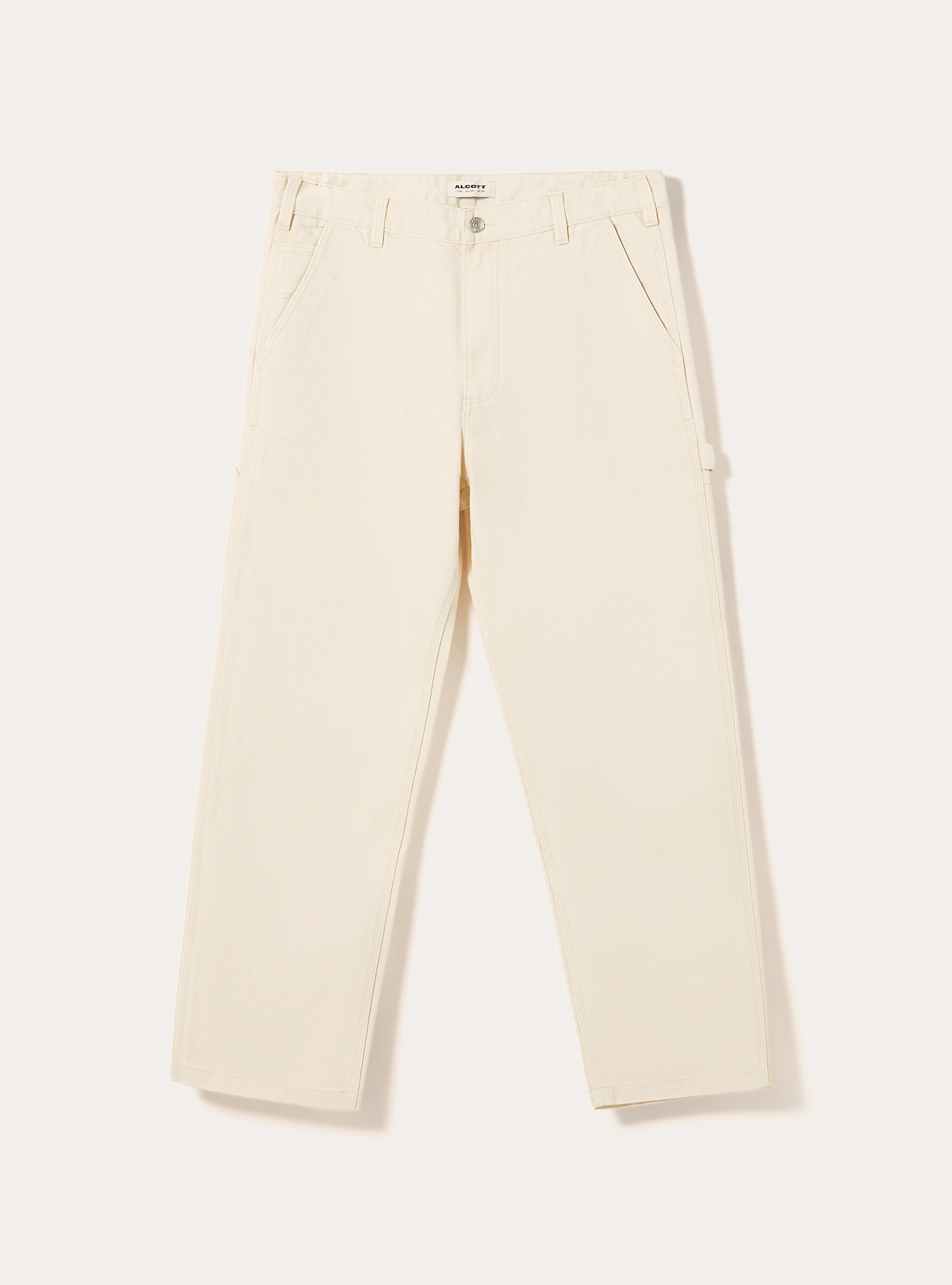 Pantalon en toile de charpentier, WH1 OFF WHITE