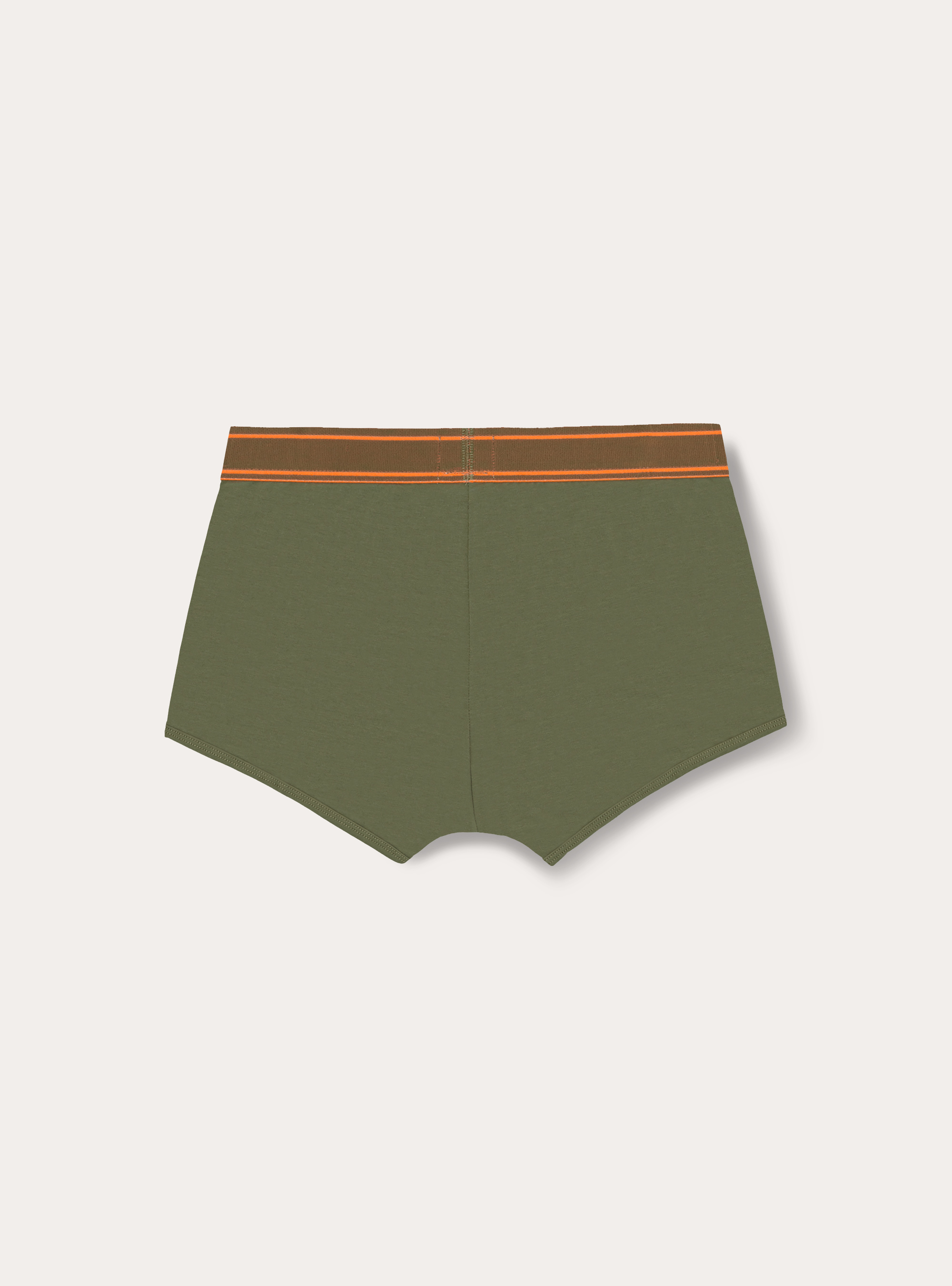 Stretch cotton boxer shorts with logo, KY2 KAKY MEDIUM