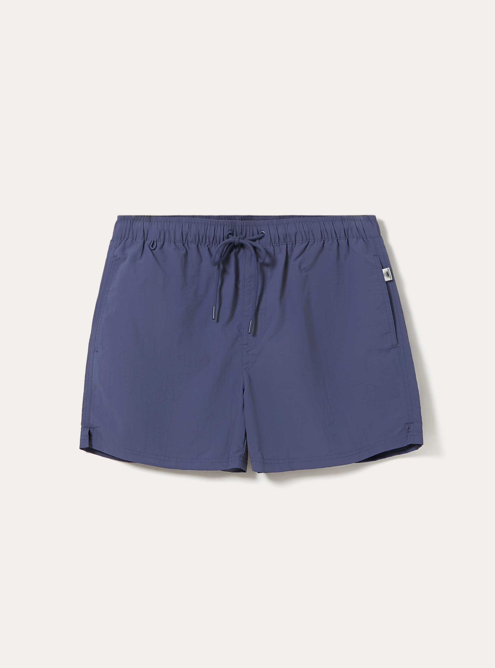 Unifarbener Badeanzug mit Ges&auml;&szlig;tasche, IN1 INDIGO DARK
