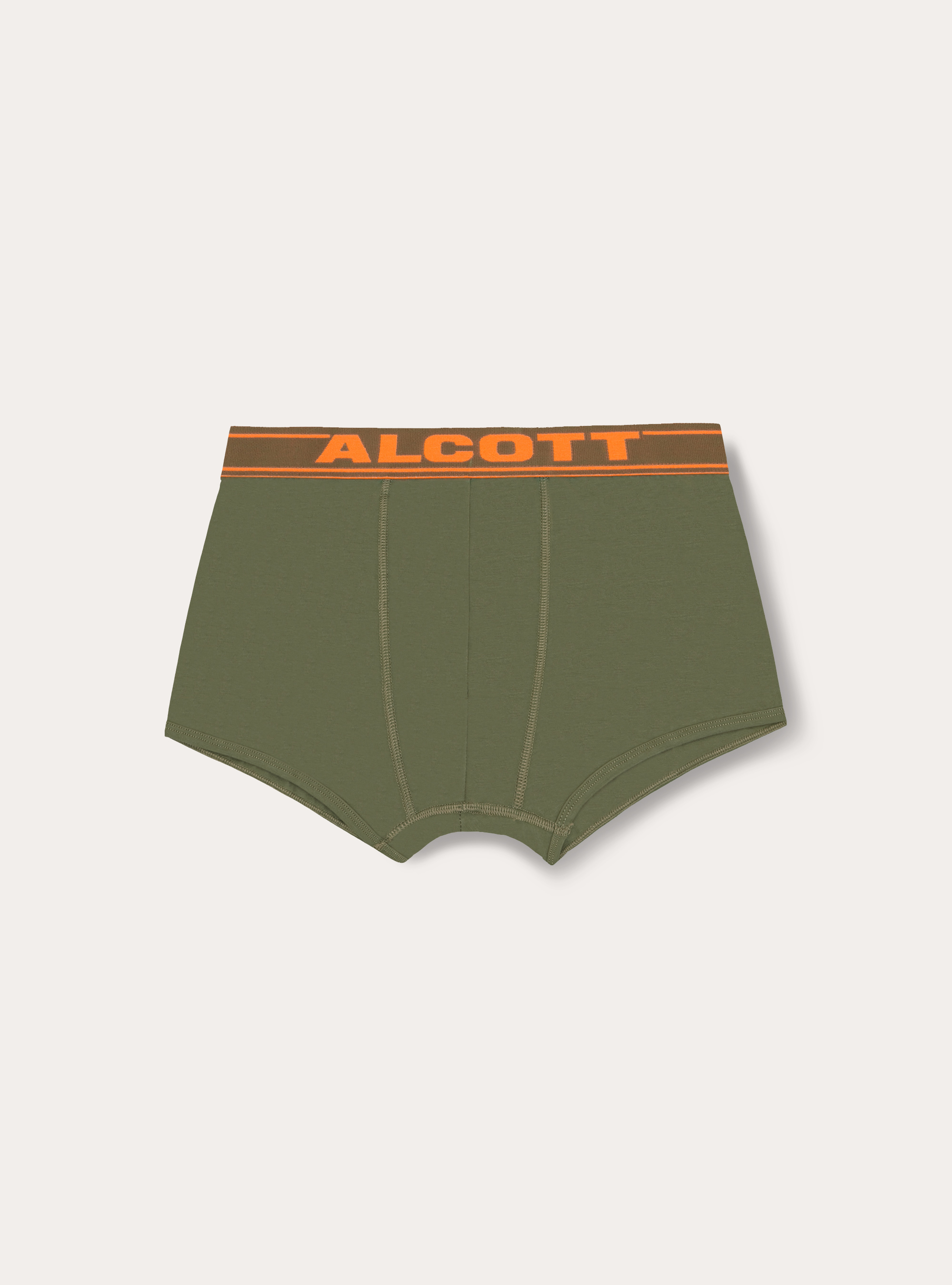 Stretch cotton boxer shorts with logo, KY2 KAKY MEDIUM
