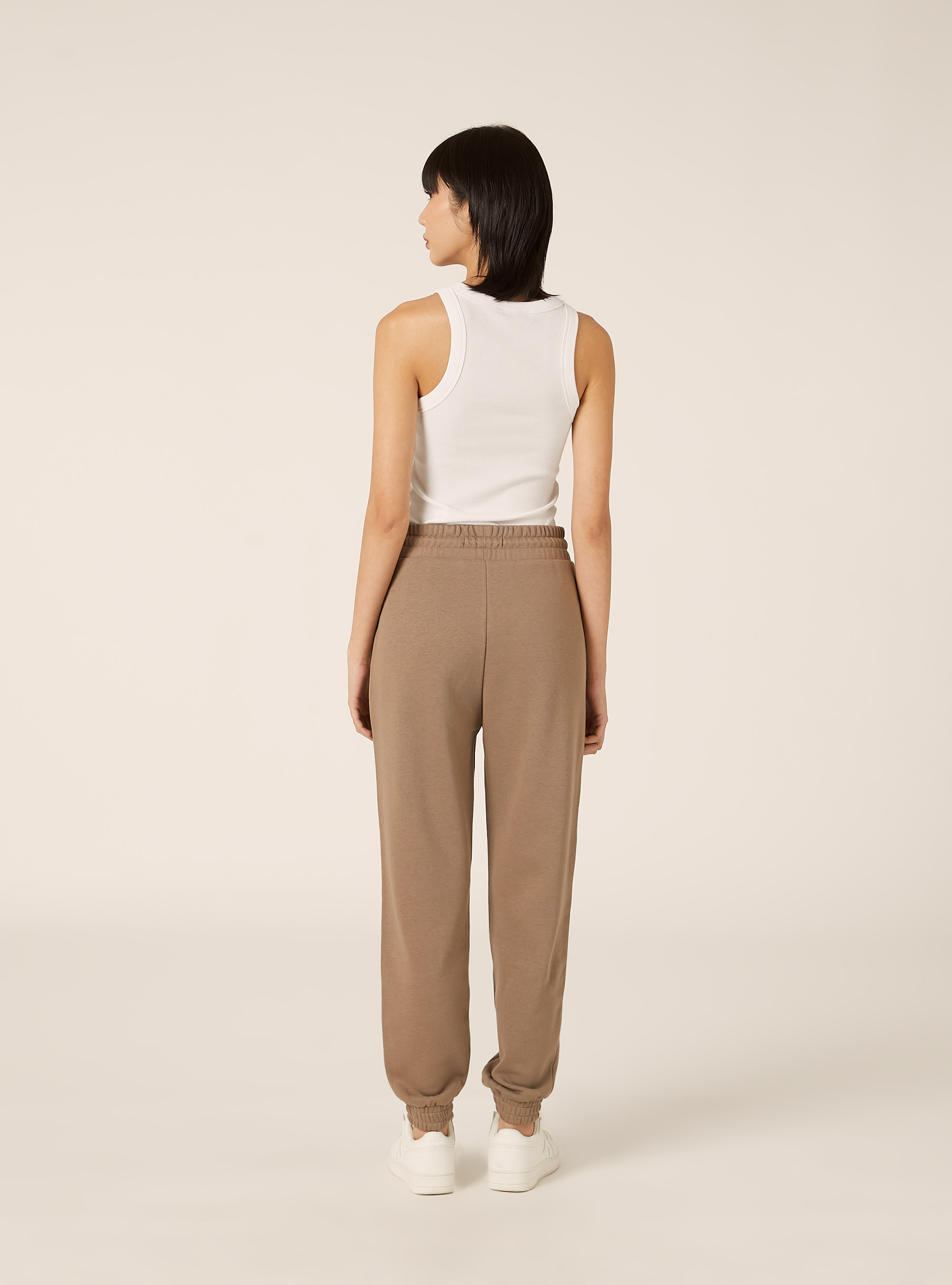 Pantalon jogger en molleton, BR3 BROWN LIGHT