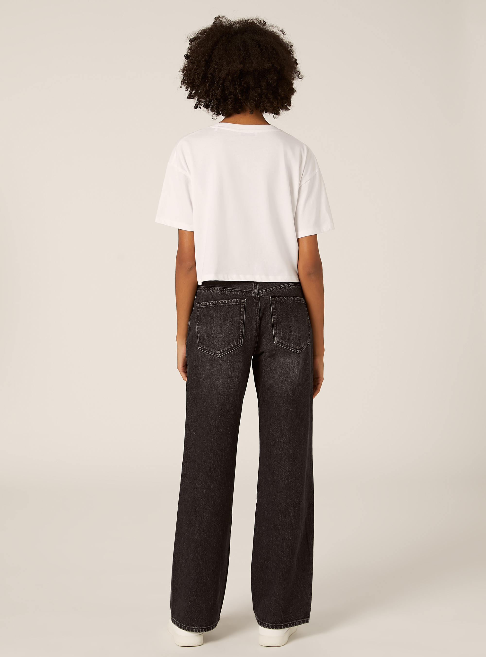 Jeans mit gerader Passform, D000 BLACK