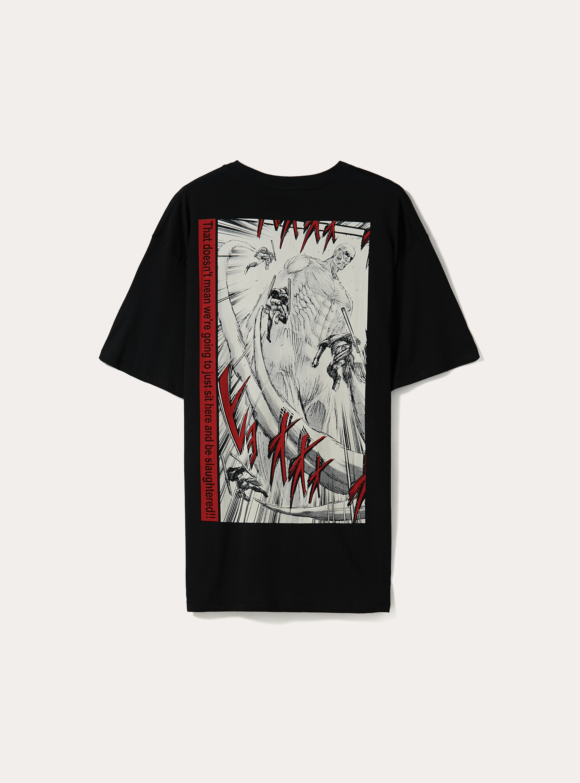 Attack on Titan / Alcott T-shirt, BK1 BLACK