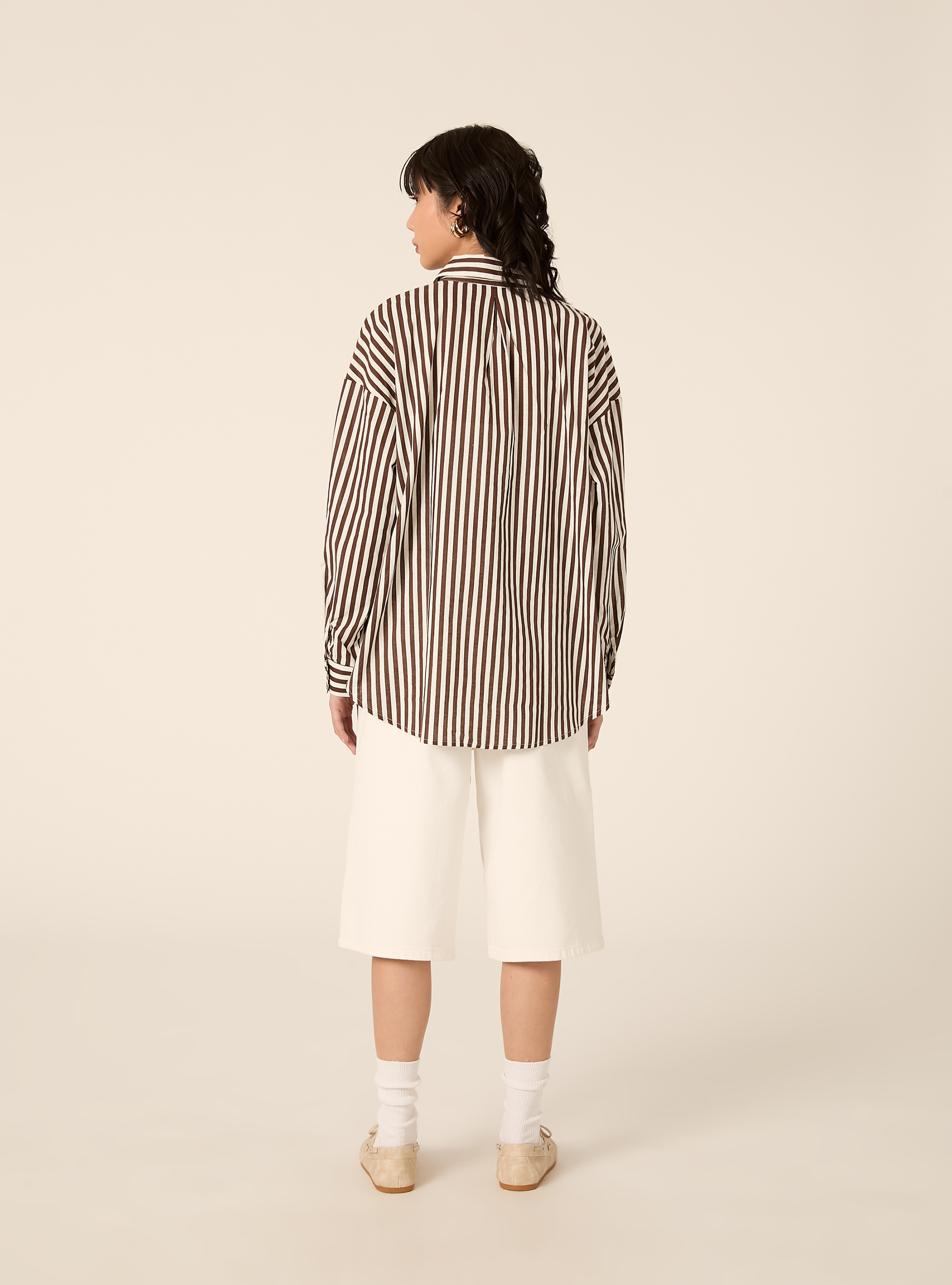 Oversized Shirt with Pocket, MULTICOLOR