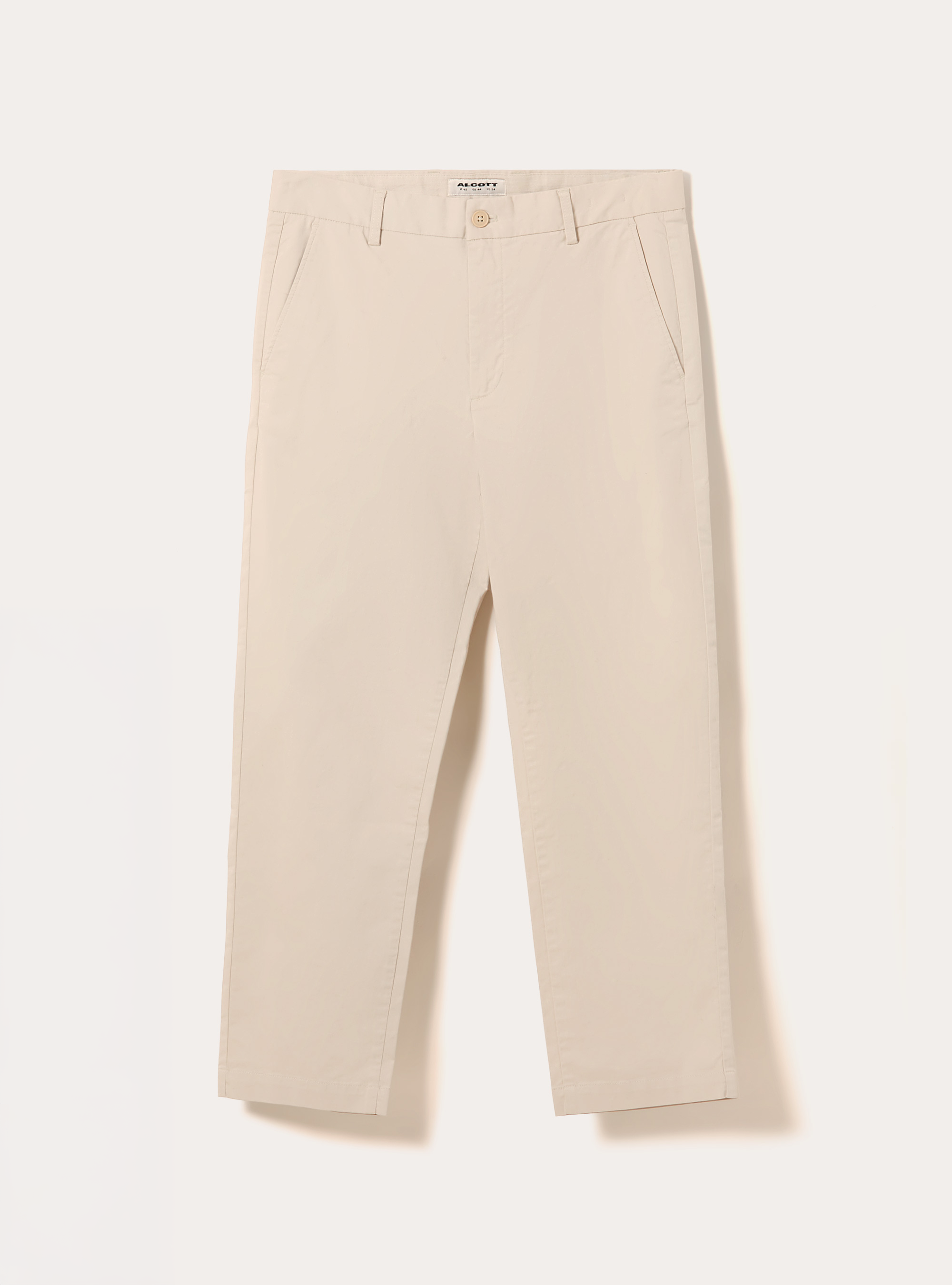 Slim fit stretch twill chino pants, BG3 BEIGE LIGHT