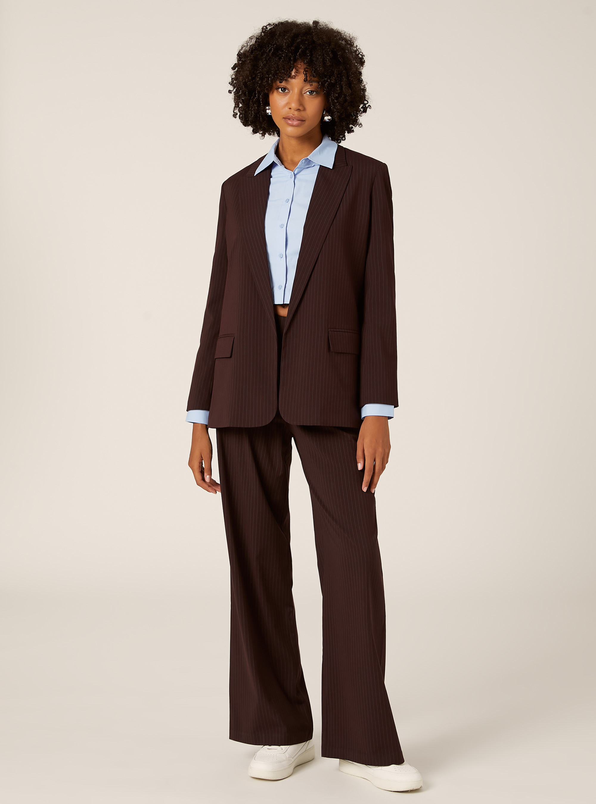 Blazer ouvert sur mesure, BO1 BORDEAUX DARK