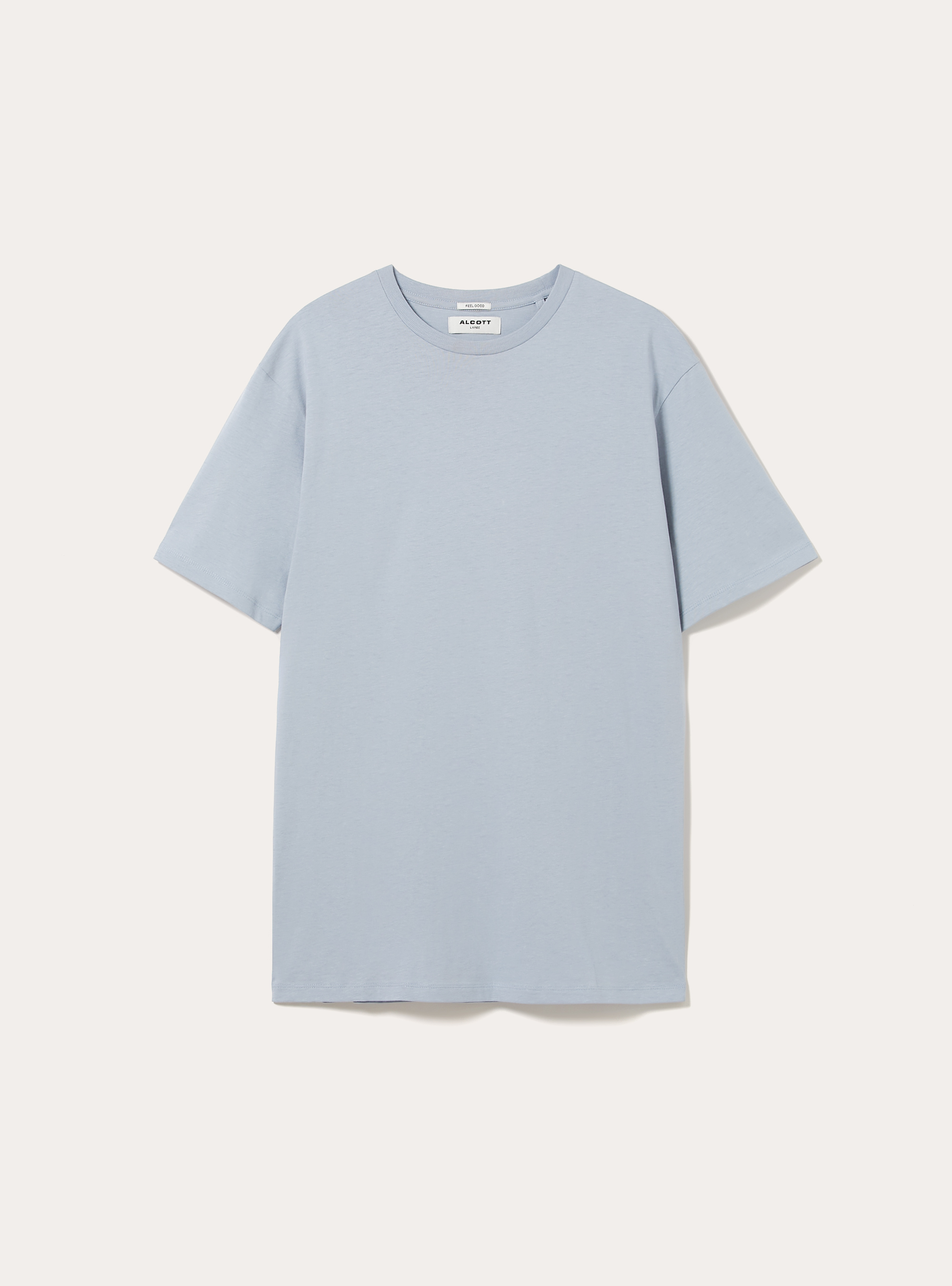 Camiseta b&aacute;sica de algod&oacute;n, AZ3 AZURE LIGHT