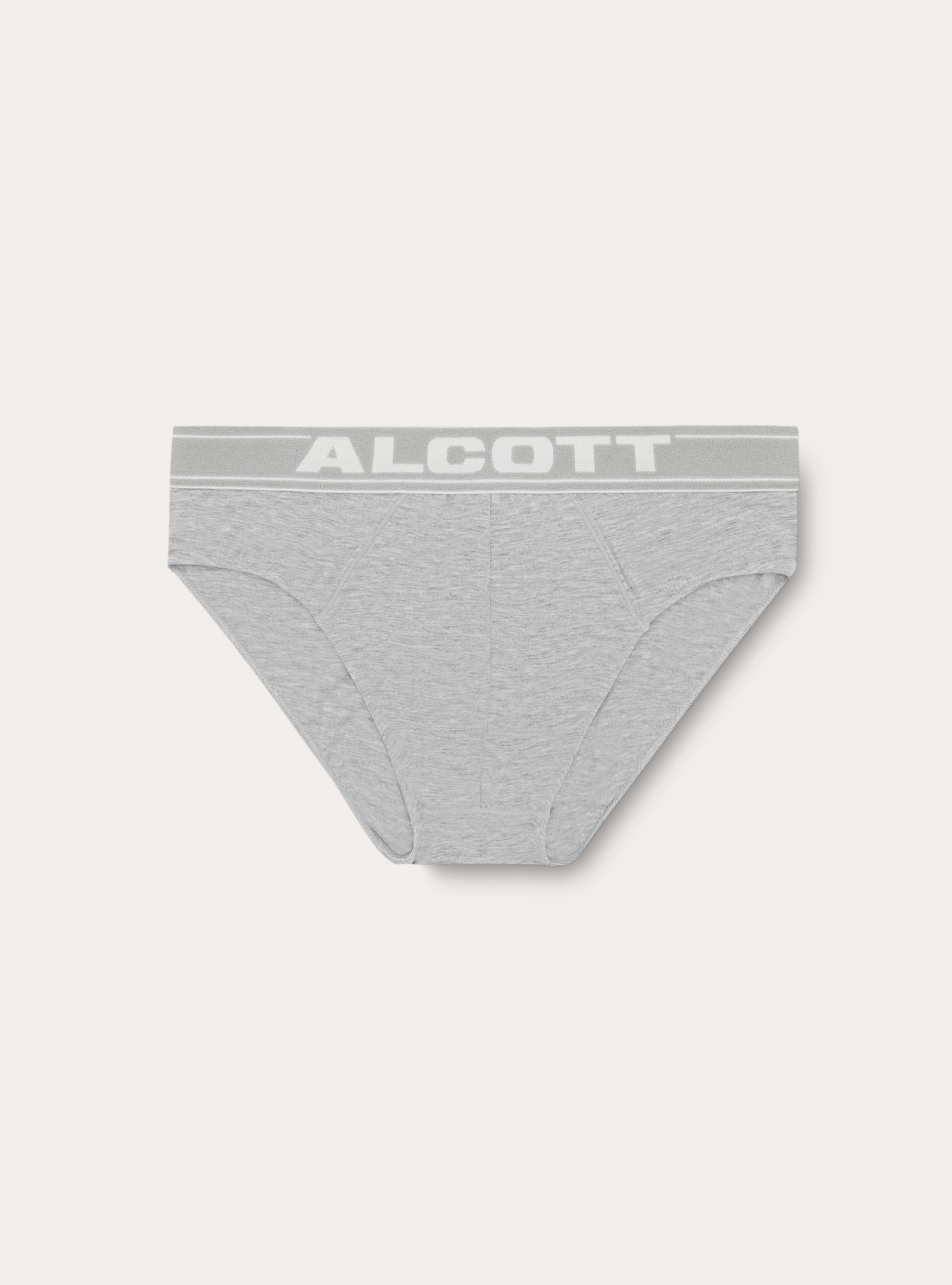 Slips mit jacquard-logo-elastikbund, MGY3 GREY MEL LIGHT