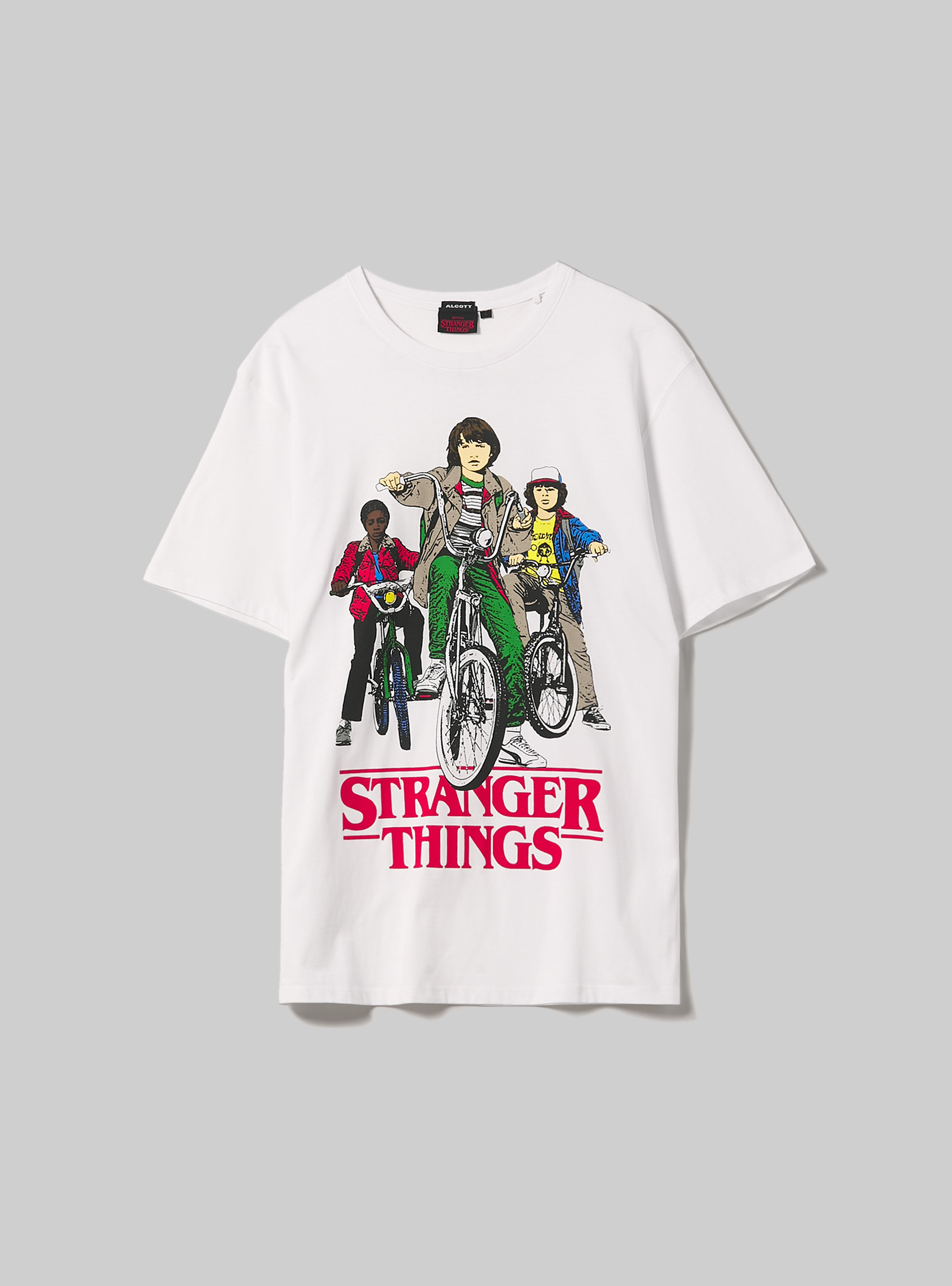 Maglietta Stranger Things / Alcott, WH3 WHITE