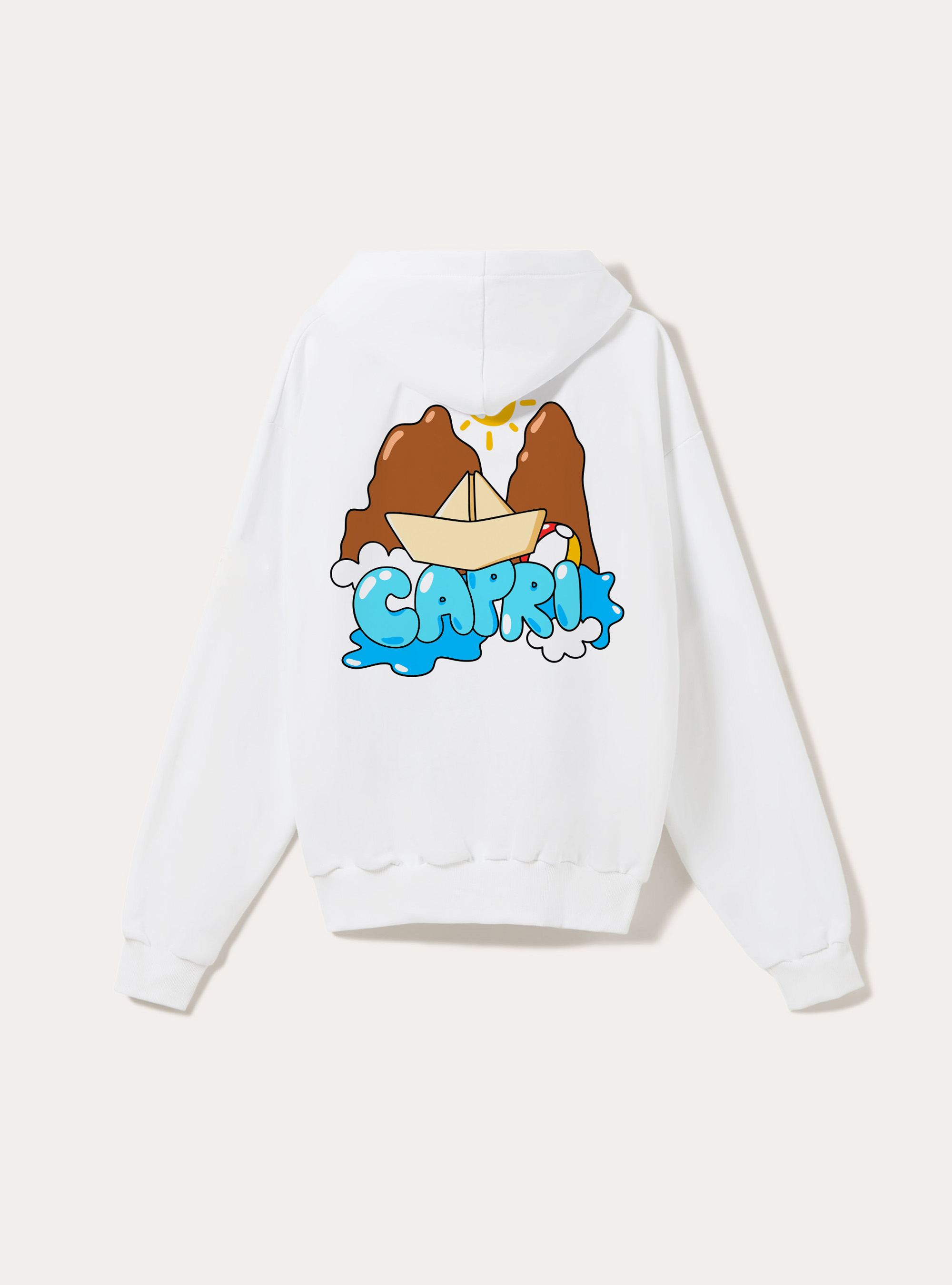 Sweat-shirt Gianpiero D'Alessandro x Alcott, WH2 WHITE