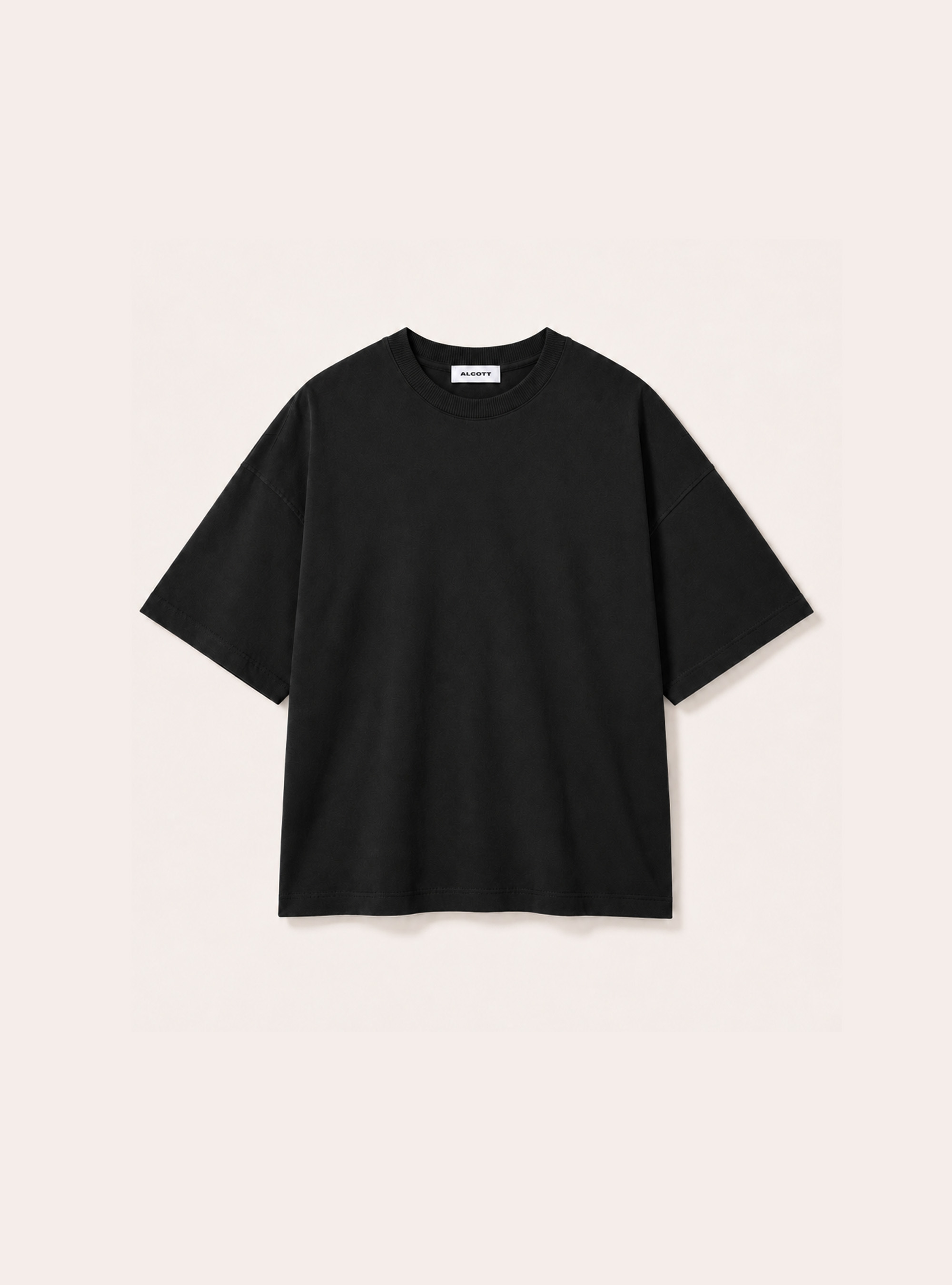 T-Shirt mit Lettering-Print, BK1 BLACK