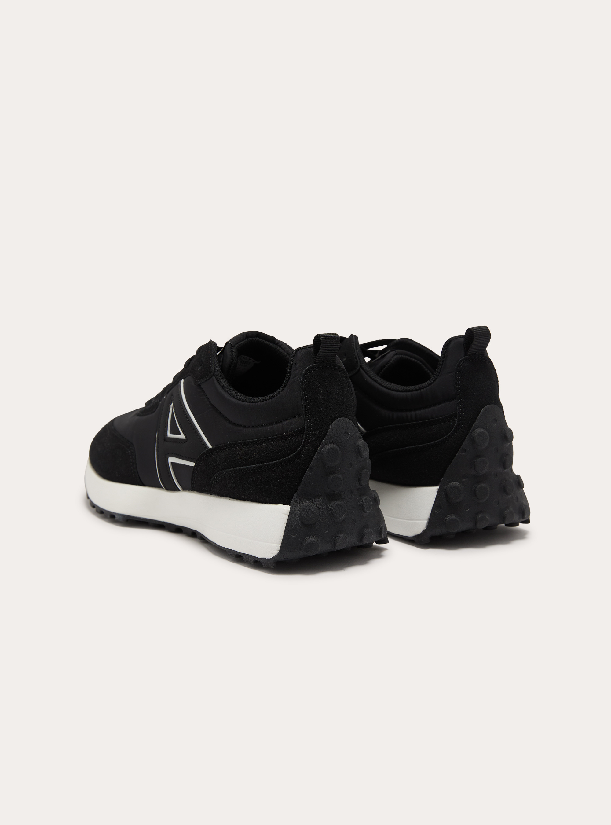 Baskets avec logo contrast&eacute;, BK1 BLACK