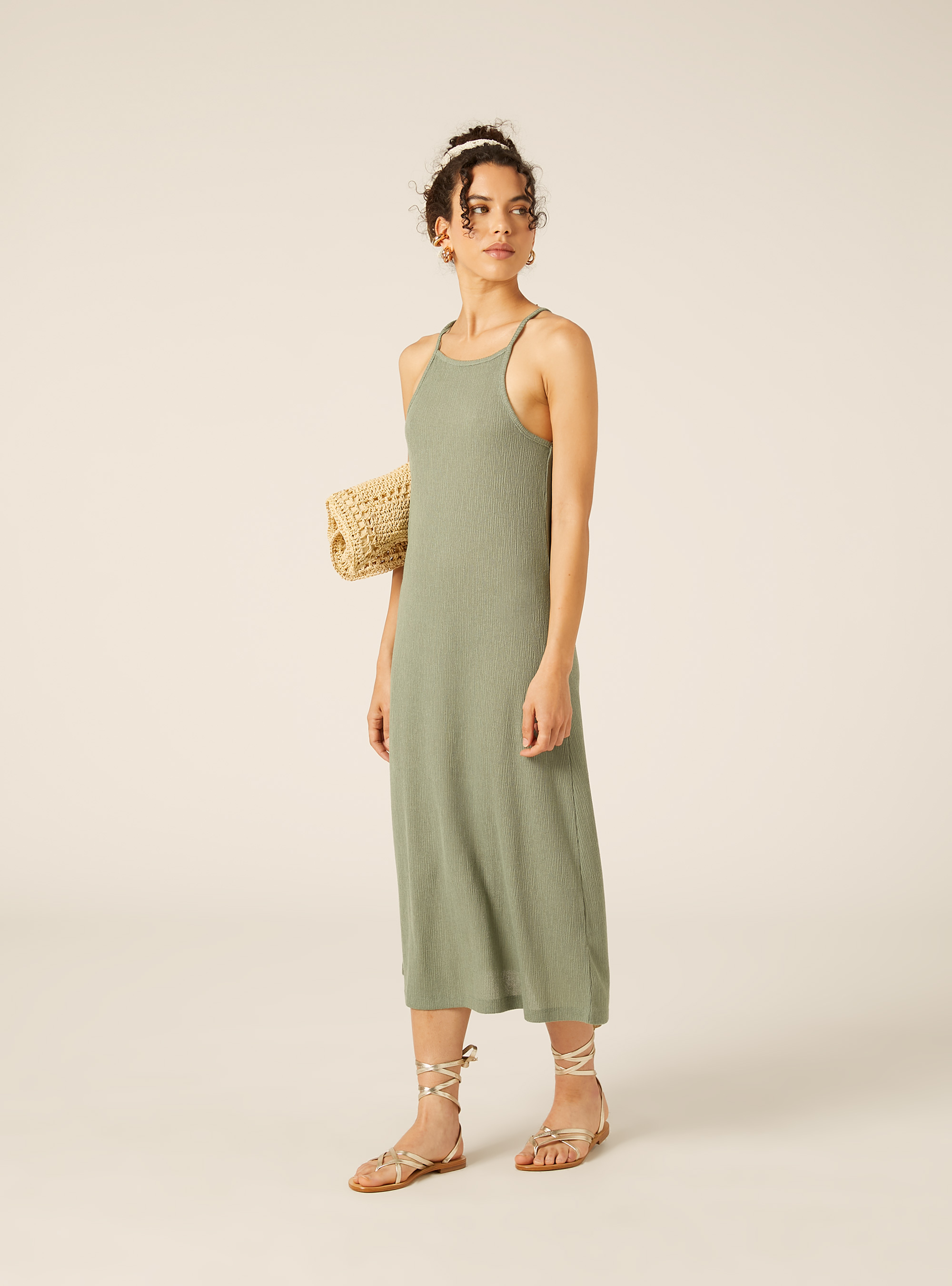 Halterneck-Midikleid, KY2 KAKY MEDIUM