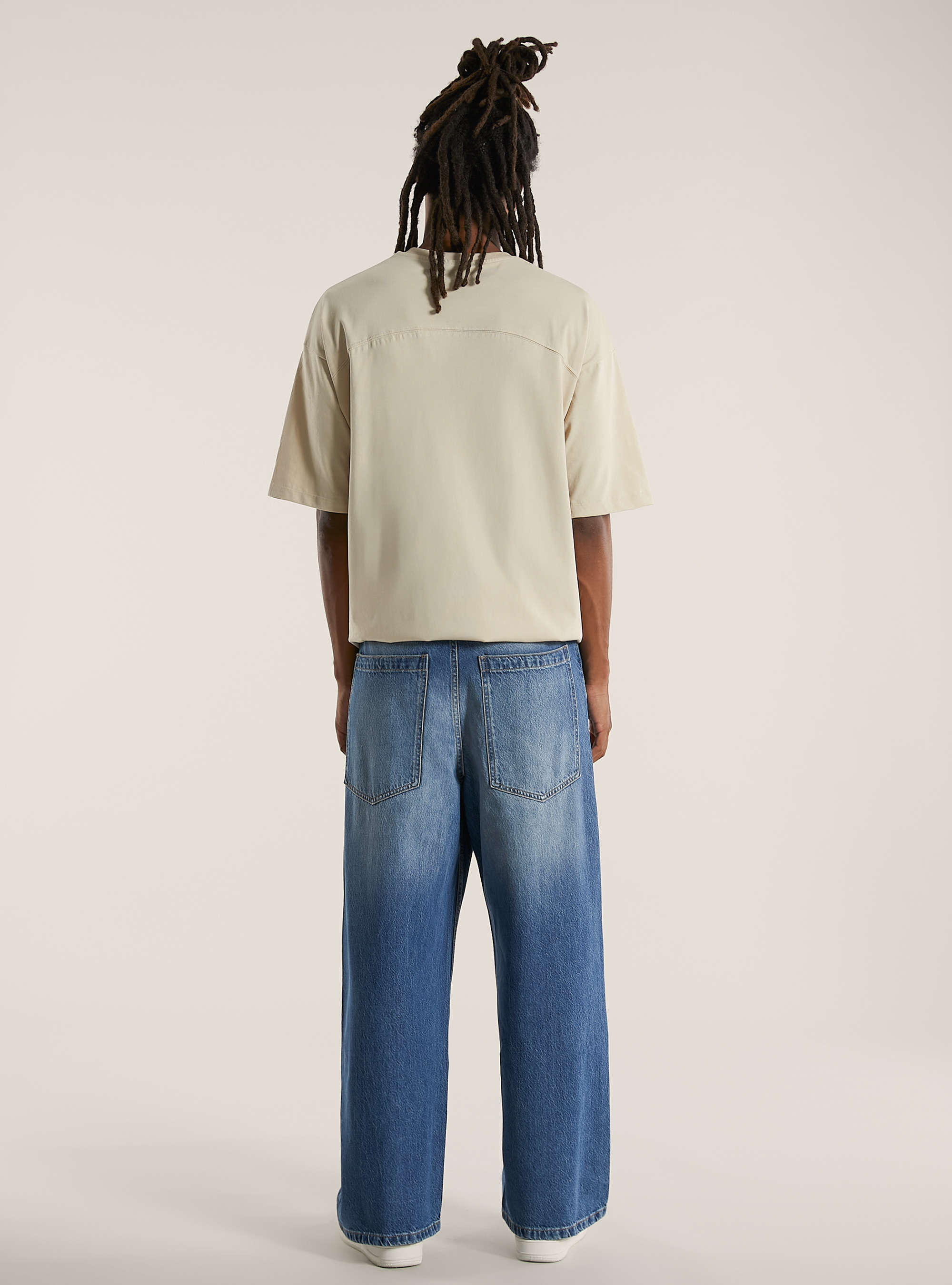 Jeans super baggy fit, D006 AZURE