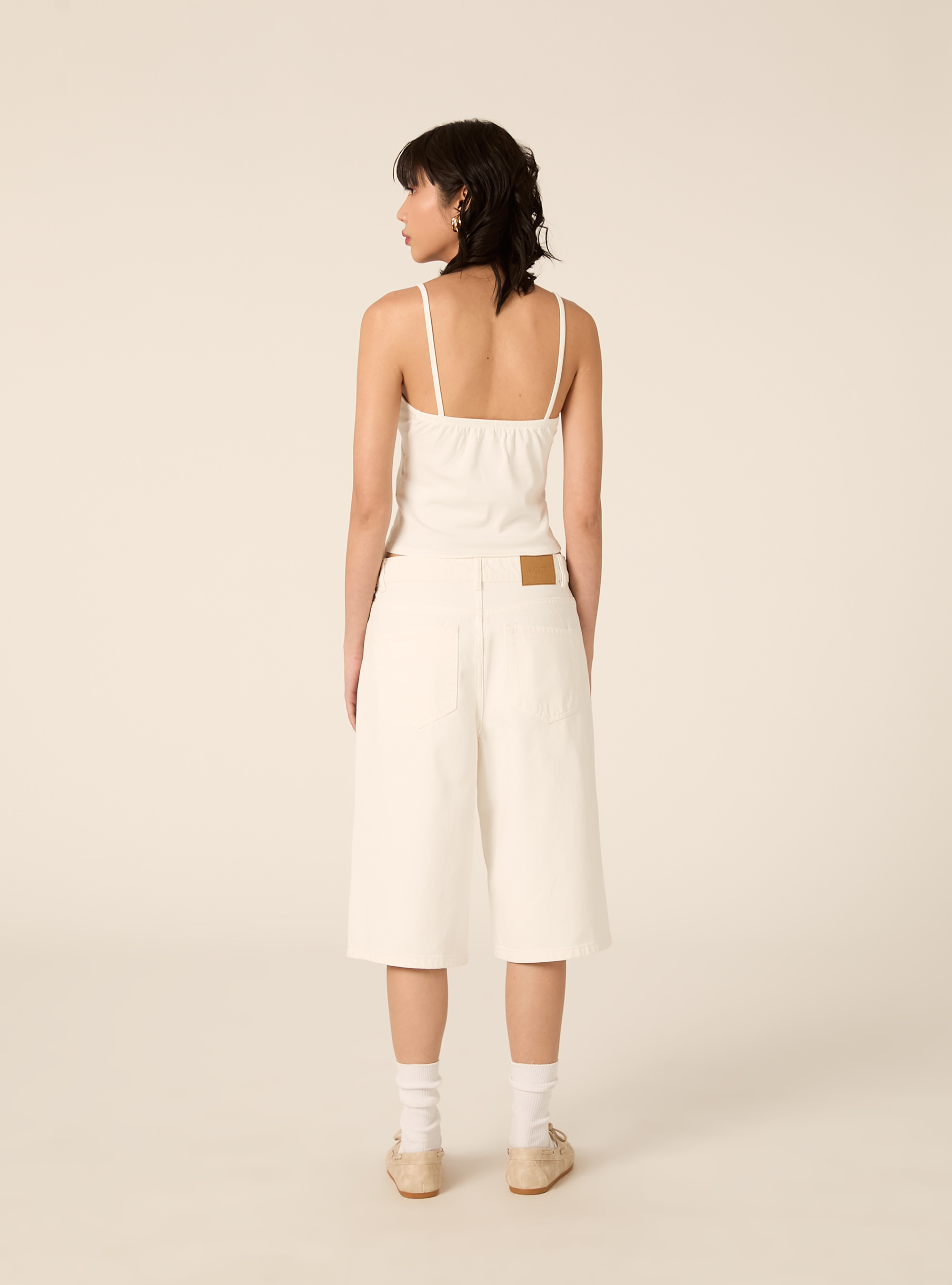 Bralette-Top mit Spitzendetail, WH2 WHITE