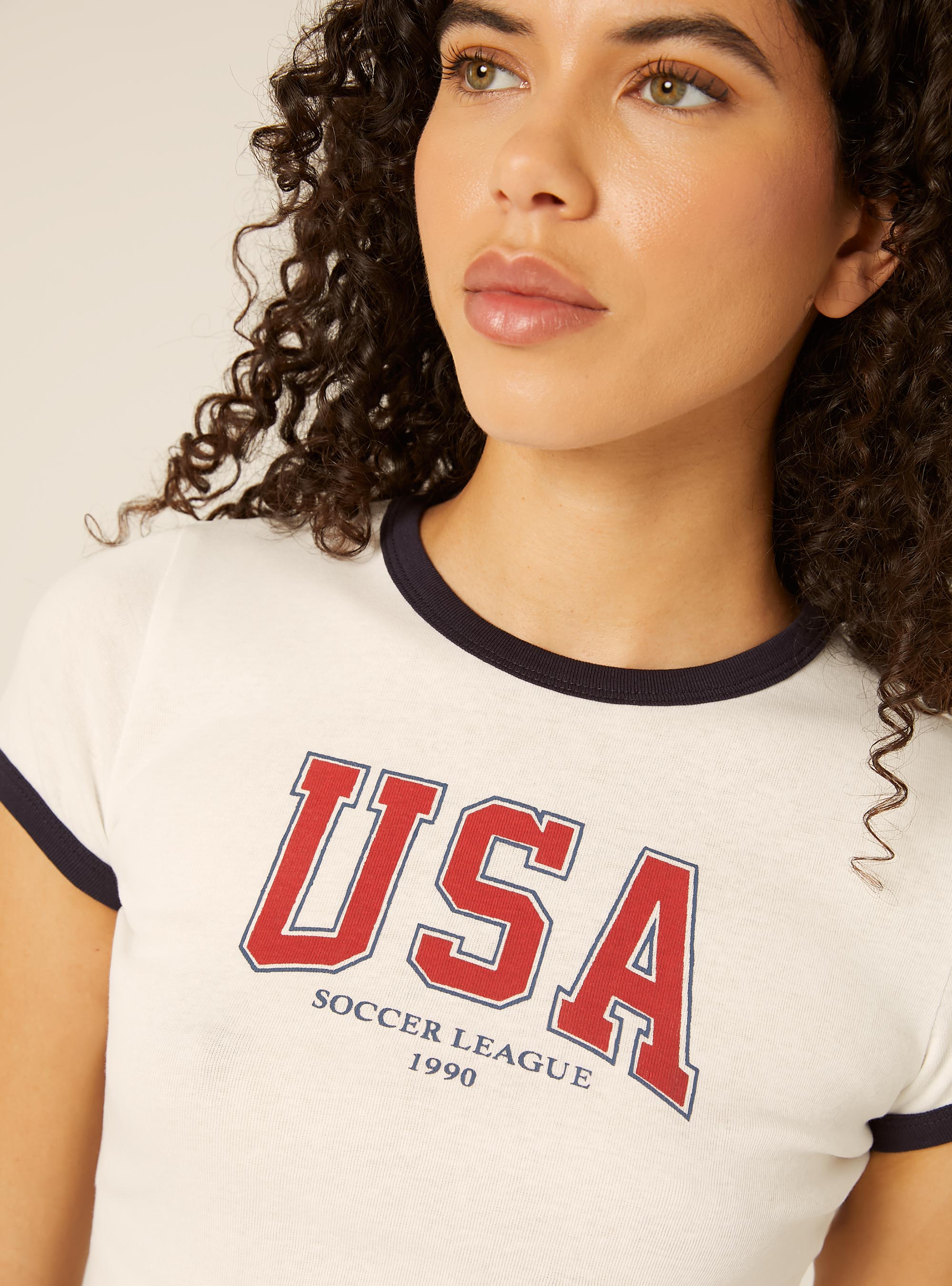 Camiseta Crop Fit, WH2 WHITE