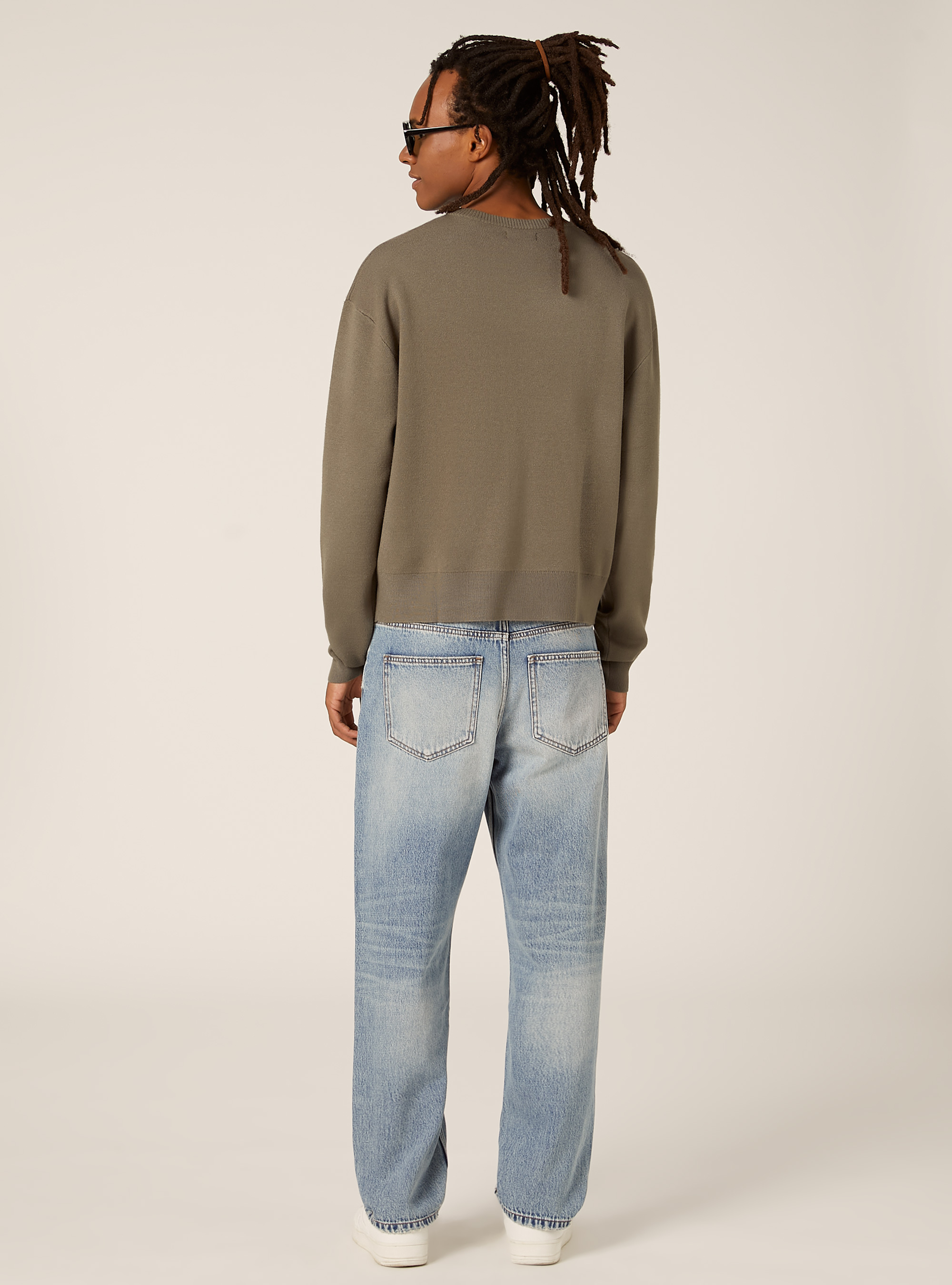 Pull-over doux coupe carr&eacute;e, KY2 KAKY MEDIUM