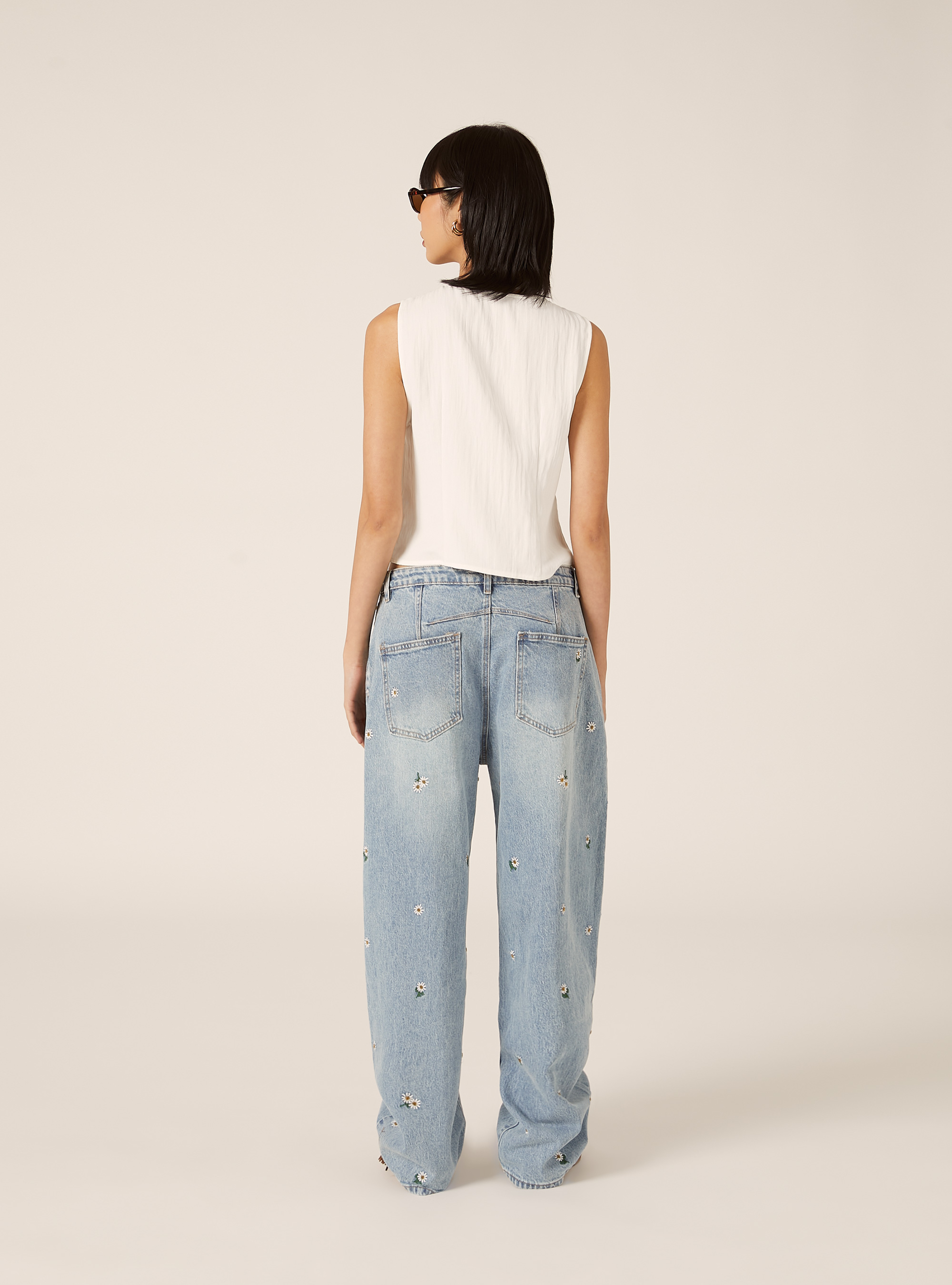 Tailored textured waistcoat, WH3 WHITE