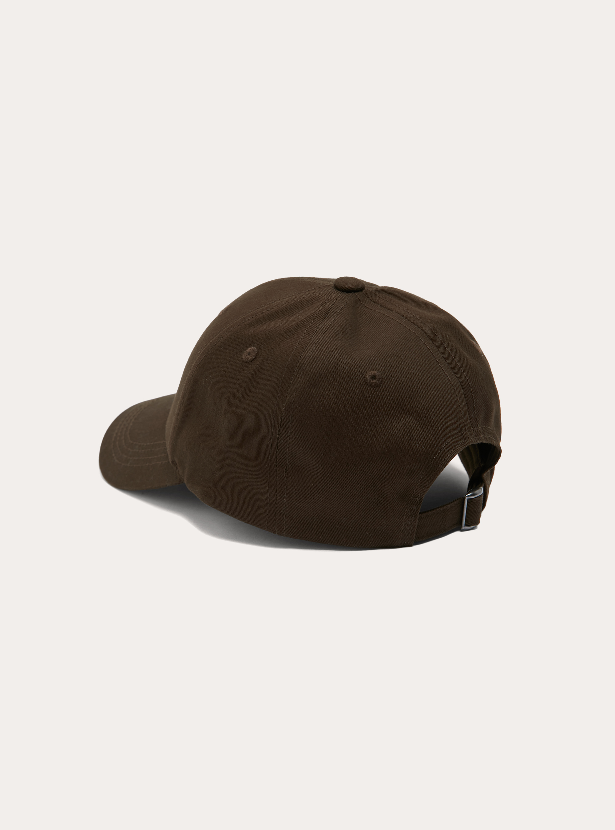 Bestickte Twill-Baseball-Cap, BR2 BROWN MEDIUM