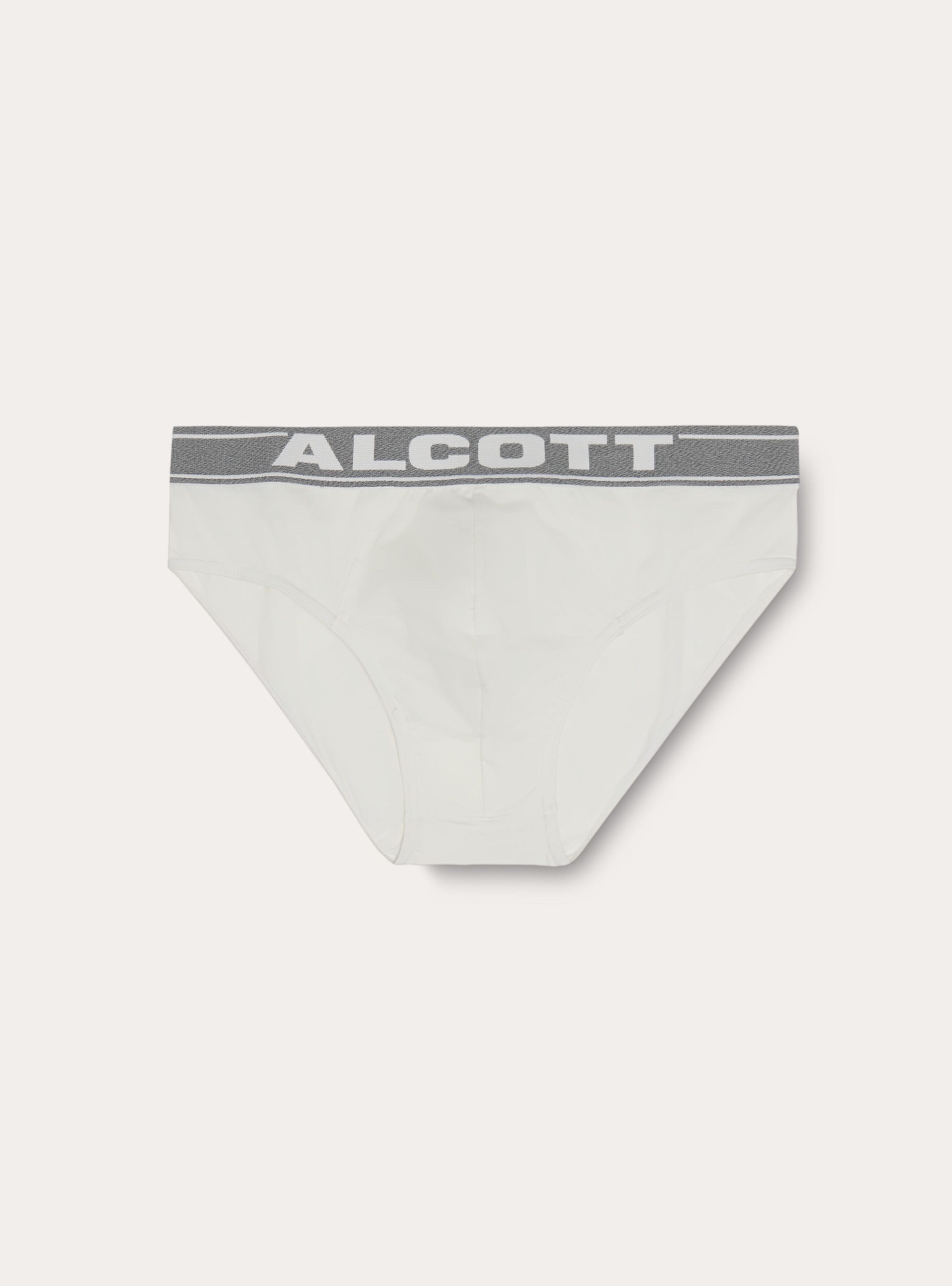 Slip en coton extensible avec logo, WH1 OFF WHITE