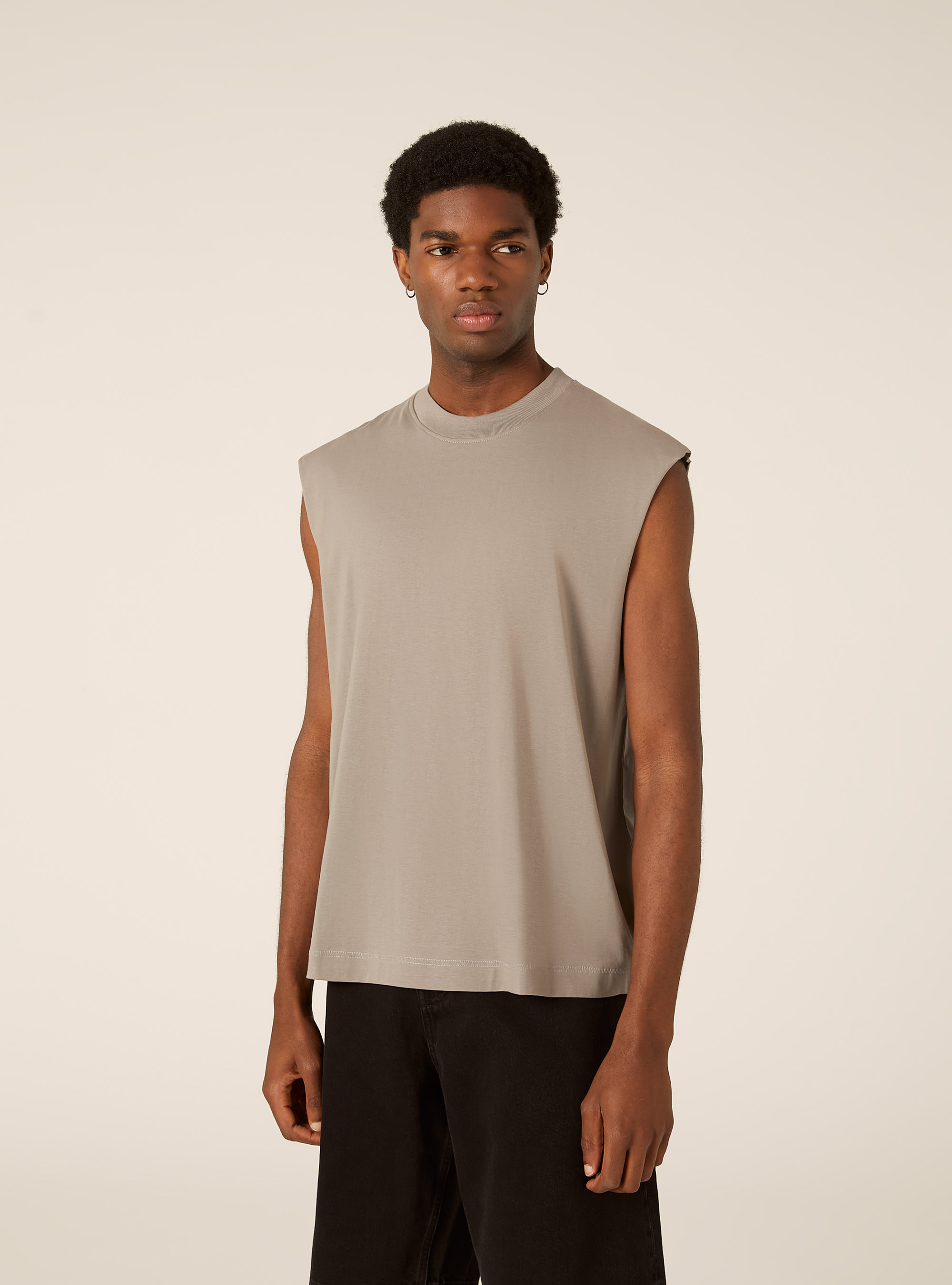 Boxy Fit Tanktop, GY2 GREY MEDIUM