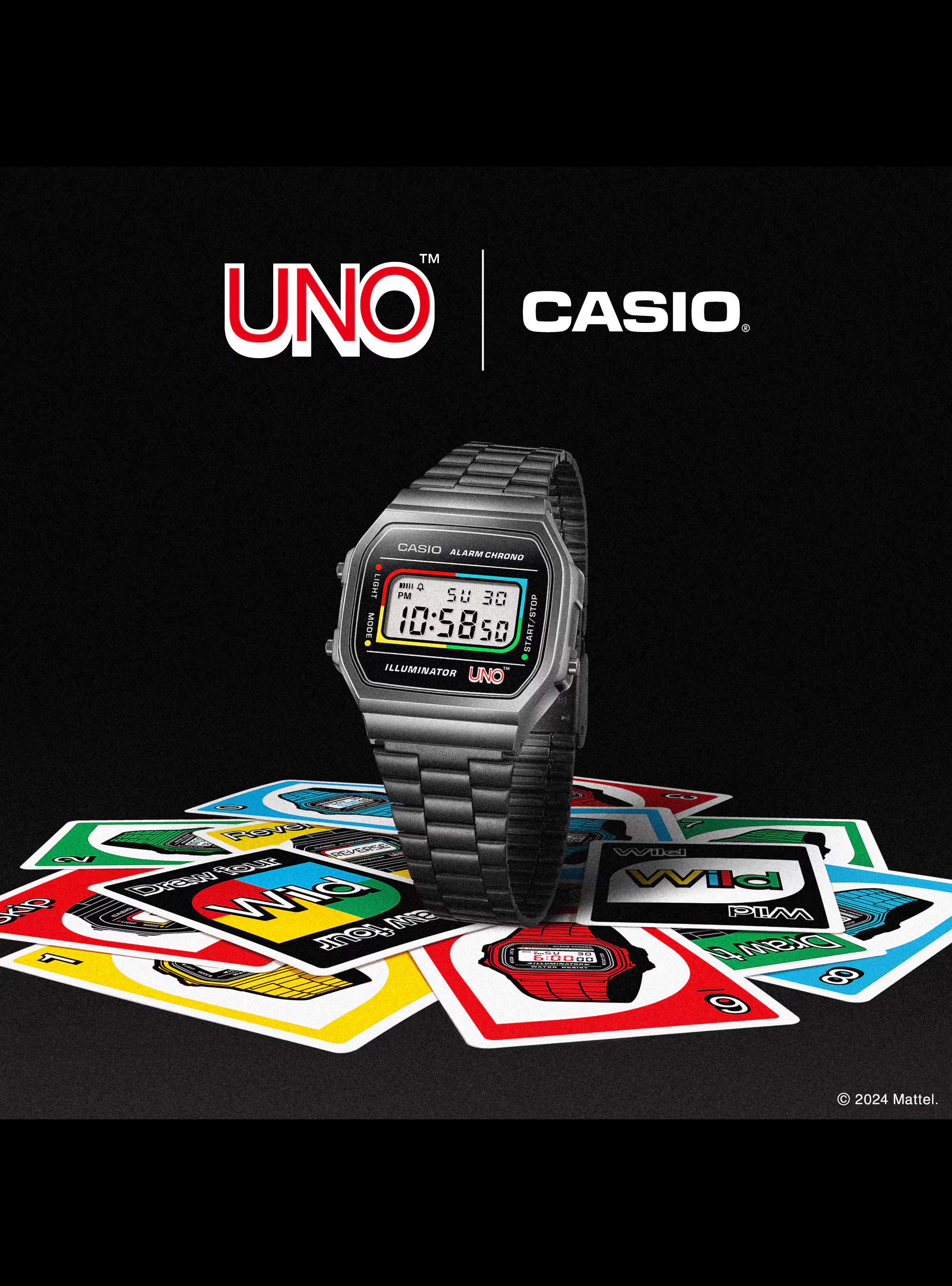 Casio / Horloge UNO Mattel, UNICO