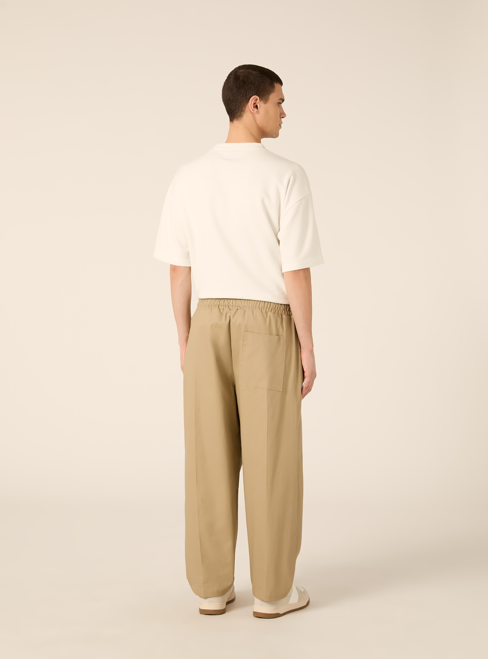Balloon-fit trousers, BG2 BEIGE MEDIUM